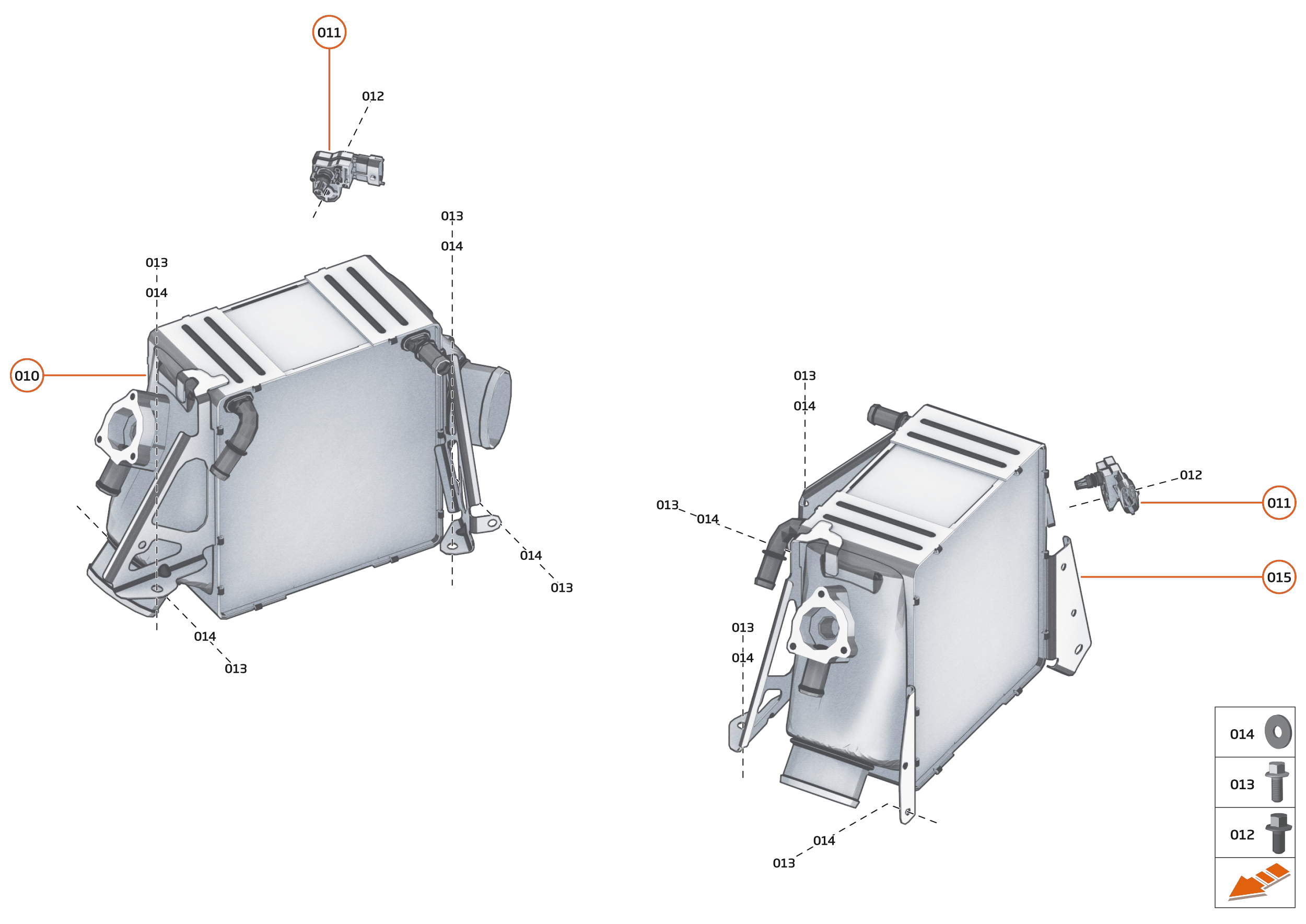 27 - AIR INDUCTION SYSTEMS - AIS - 27.3 - AIS - CHARGE AIR COOLING SYSTEM of McLaren McLaren Ultimate Series McLaren Senna