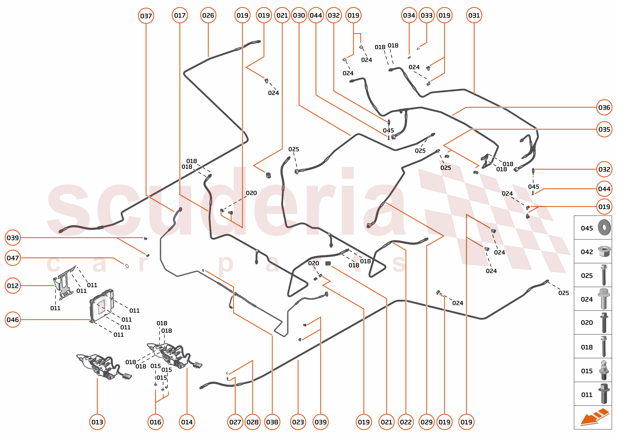 21 - SUSPENSION - SYSTEMS - 21.1 - SUSPENSION FLUID SYSTEMS of McLaren McLaren McLaren 750S Spider
