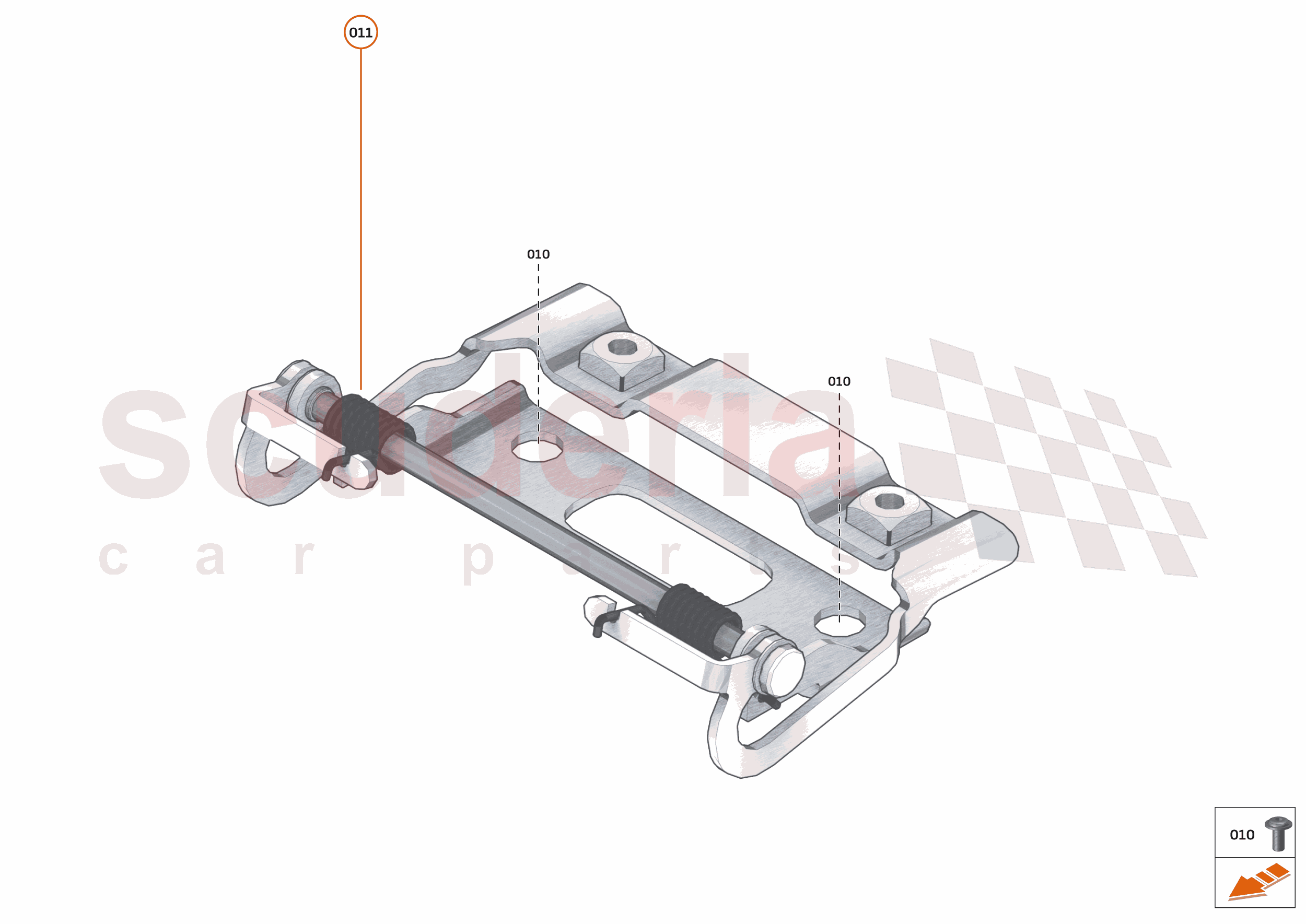 6 - CLOSURES - 6.11 - TAILGATE/ENGINE COVER HINGE of McLaren McLaren McLaren 620R