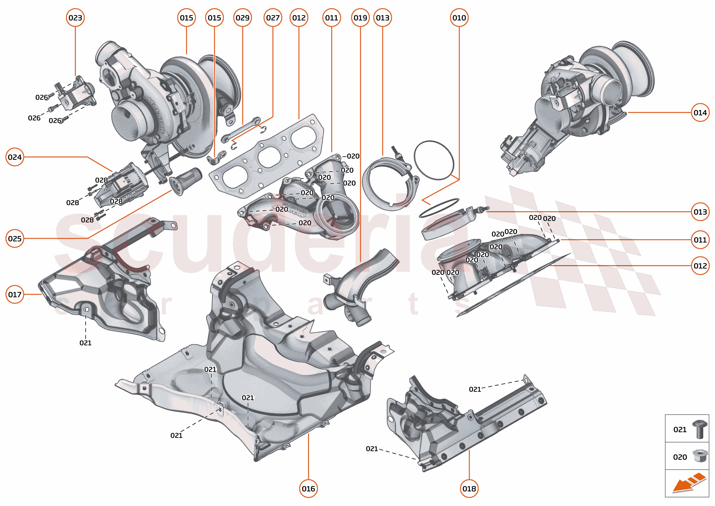 22 - ENGINE - 22.7 - IC ENGINE - EXHAUST of McLaren McLaren McLaren Artura
