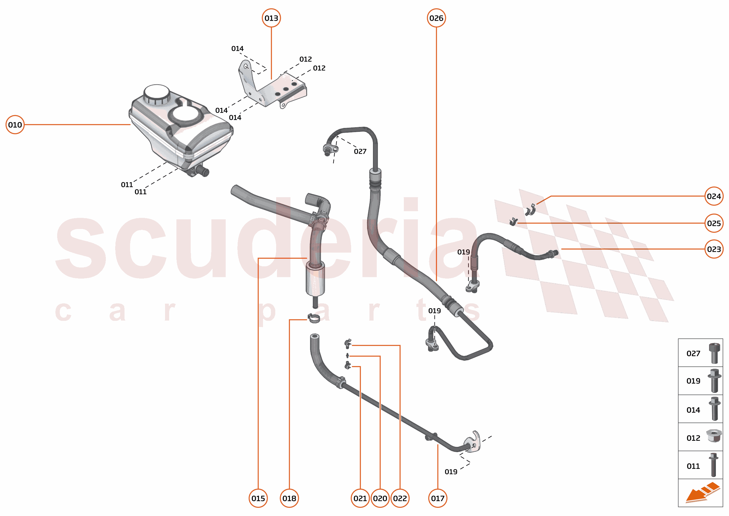 27 - STEERING - 27.1 - STEERING FLUID SYSTEM of McLaren McLaren McLaren 765LT