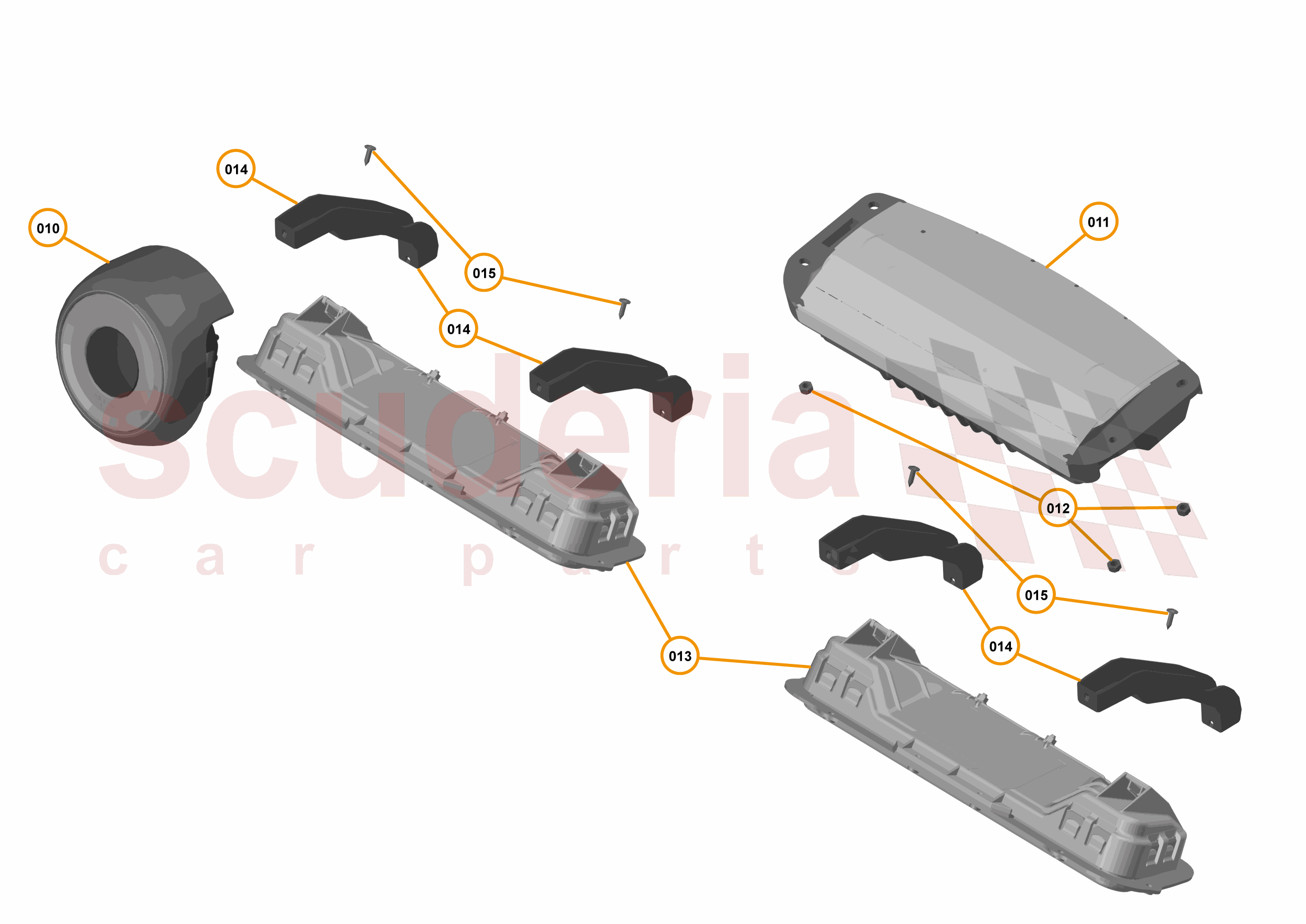 50 - INTERIOR RESTRAINTS - 50.1 - AIRBAG - STEERING WHEEL & FACIA of McLaren McLaren McLaren 720S Coupe
