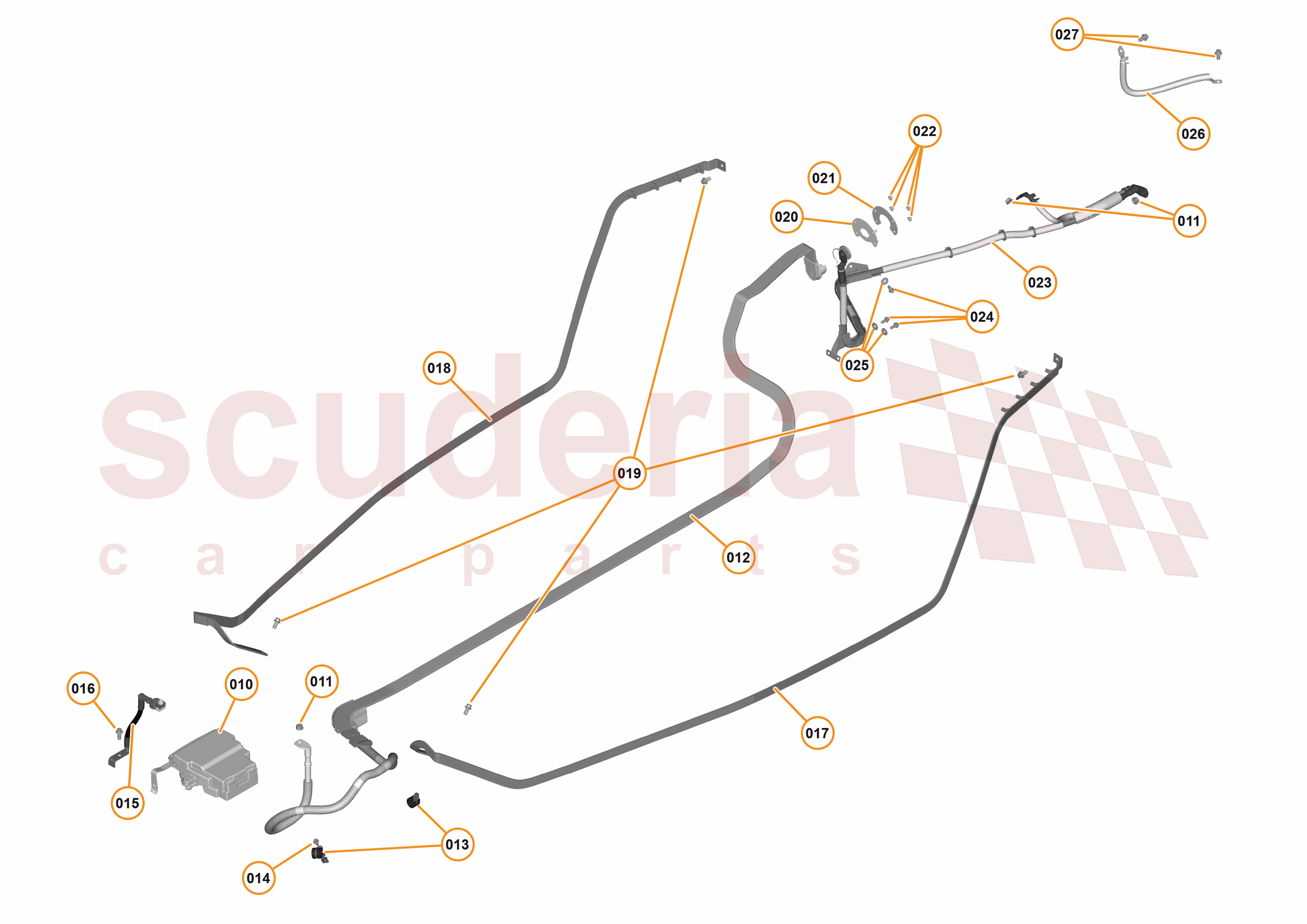 45 - WIRING HARNESS - 45.1 - POWER & GROUND DISTRIBUTION of McLaren McLaren McLaren 570S Spider