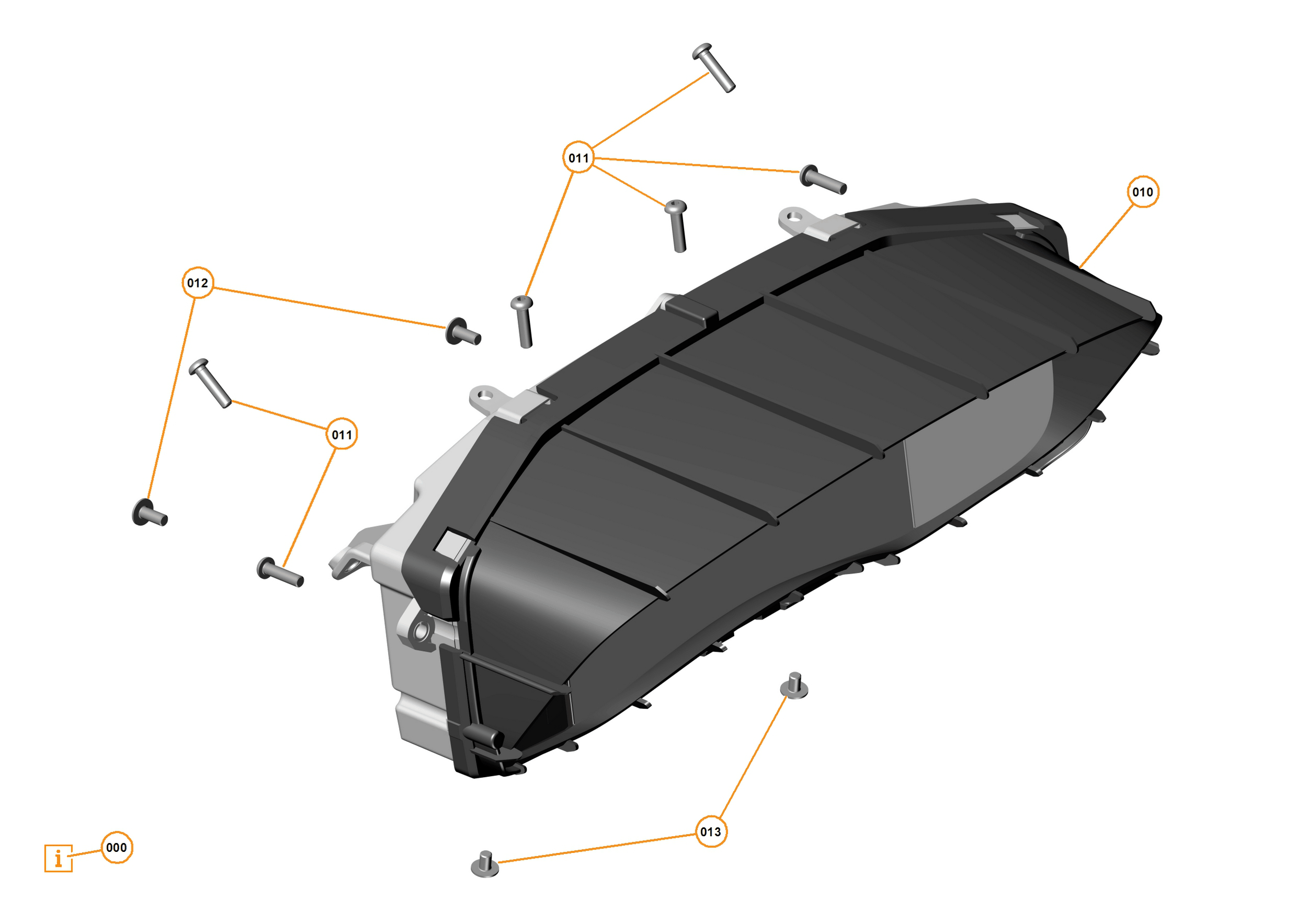 46 - ELECTRICAL SYSTEMS - 46.9 - INSTRUMENT CLUSTER AND DISPLAYS of McLaren McLaren Ultimate Series McLaren P1 Coupe