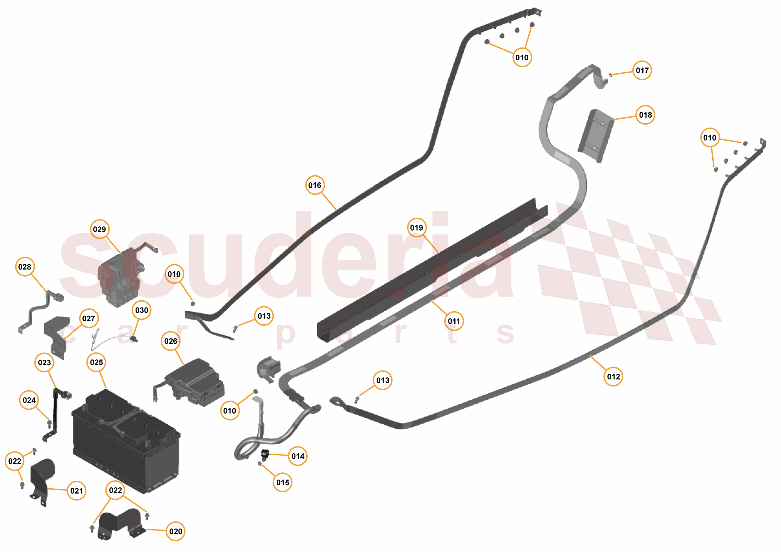 23 - M1 - ELECTRICAL DISTRIBUTION - 23.1 - 01 - ELECTRICAL DISTRIBUTION - POWER DISTRIBUTION of McLaren McLaren McLaren 675LT Spider