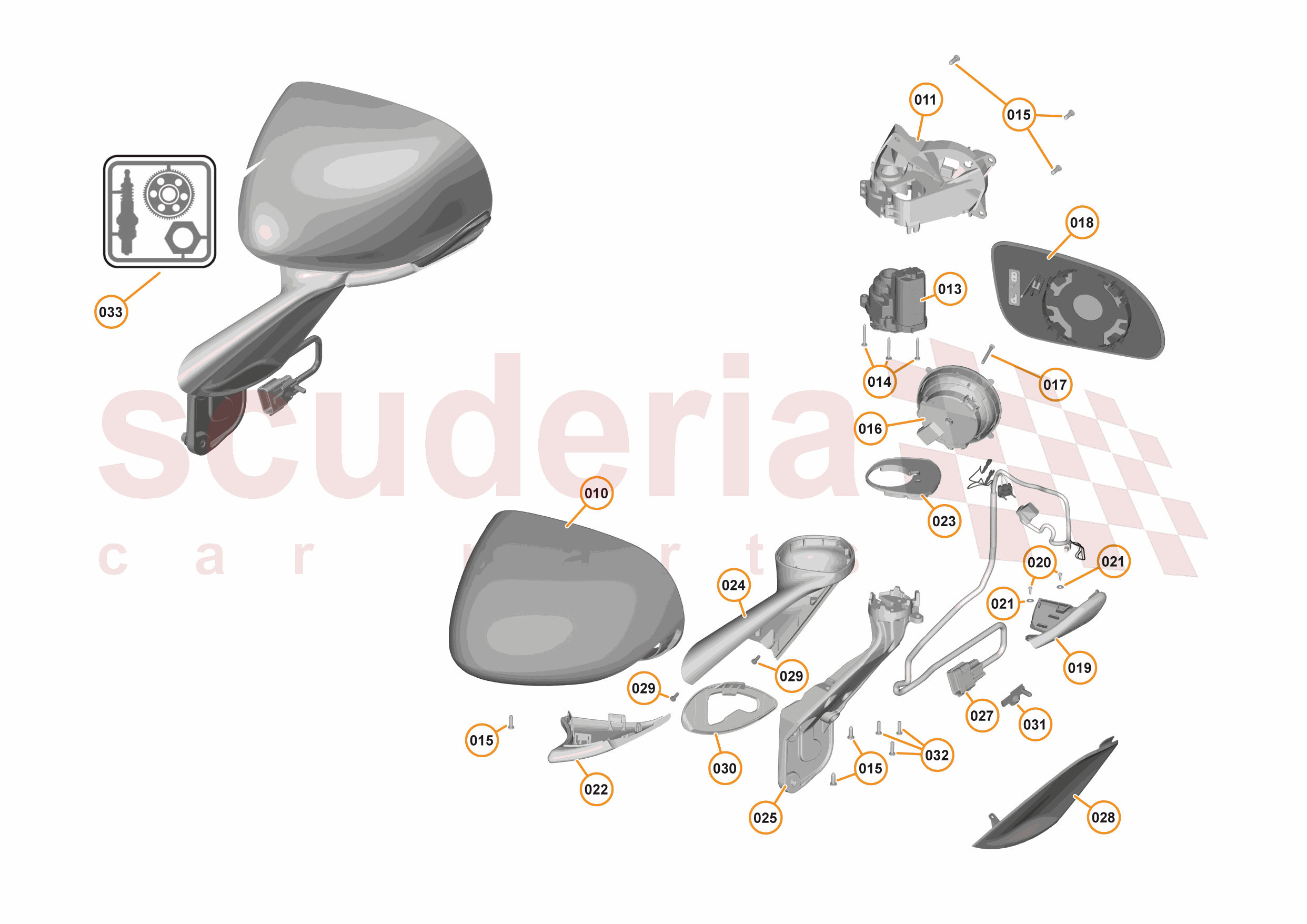 6 - CLOSURES - 6.7 - SIDE MIRRORS of McLaren McLaren McLaren 540C Coupe
