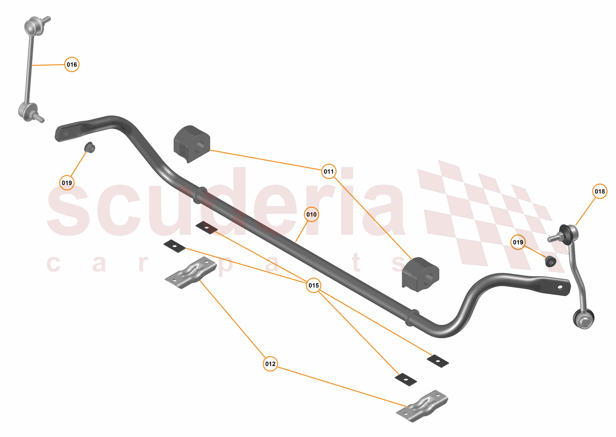 7 - B2 - REAR SUSPENSION - 7.4 - 08 - Z BAR of McLaren McLaren McLaren 675LT Coupe