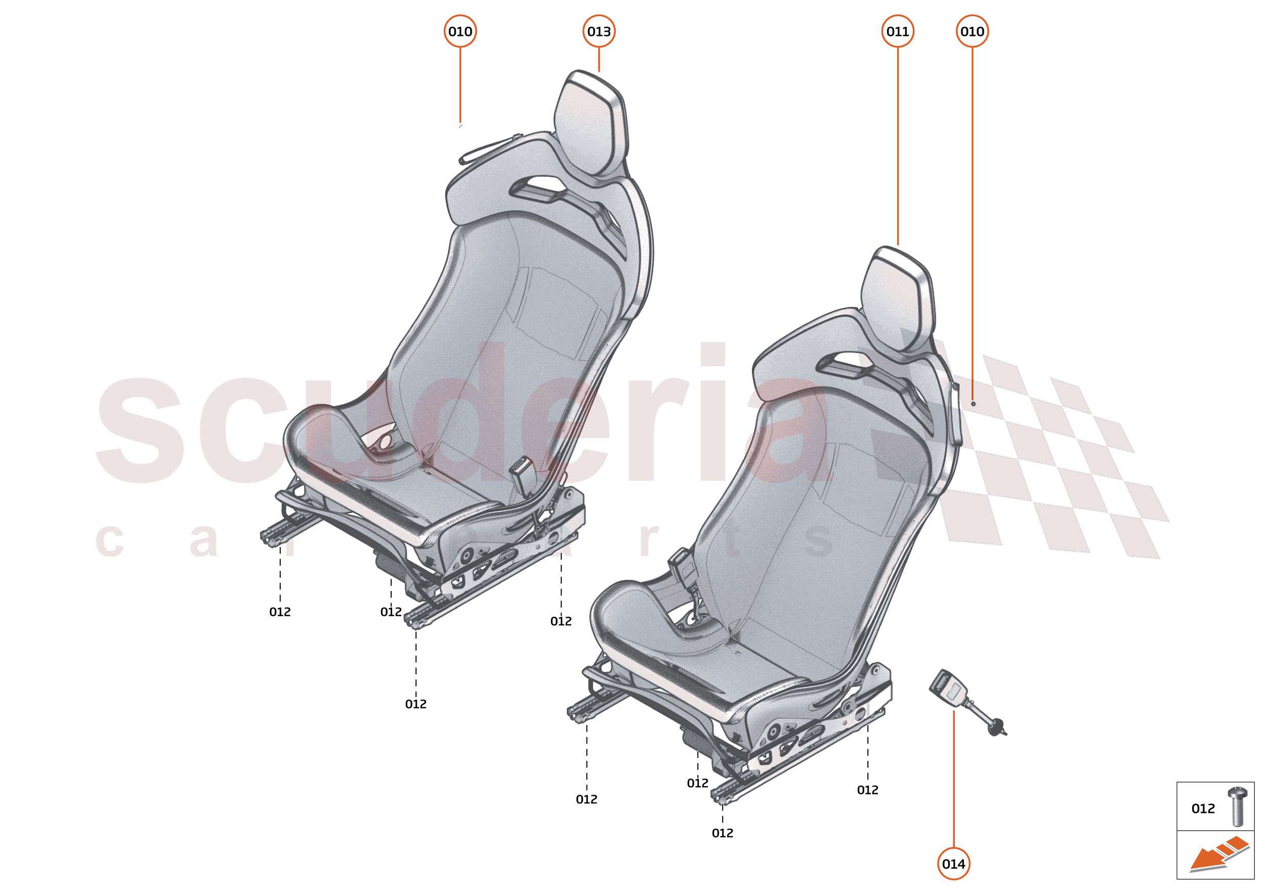 42 - INTERIOR SYSTEMS - 42.6 - SEAT ASSY of McLaren McLaren Ultimate Series McLaren Elva