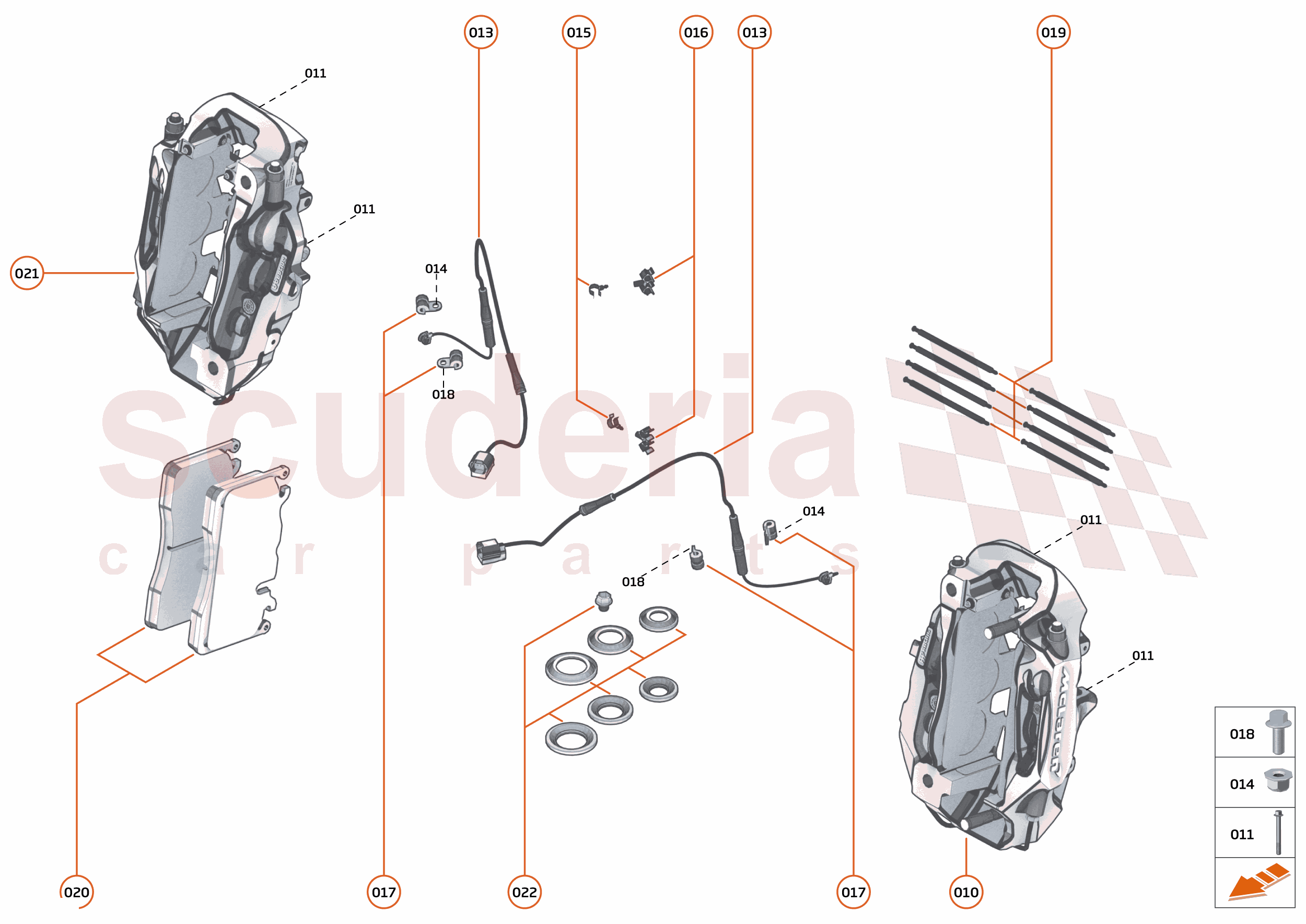 20 - BRAKES - 20.2 - BRAKE CALIPERS FRONT of McLaren McLaren McLaren Artura