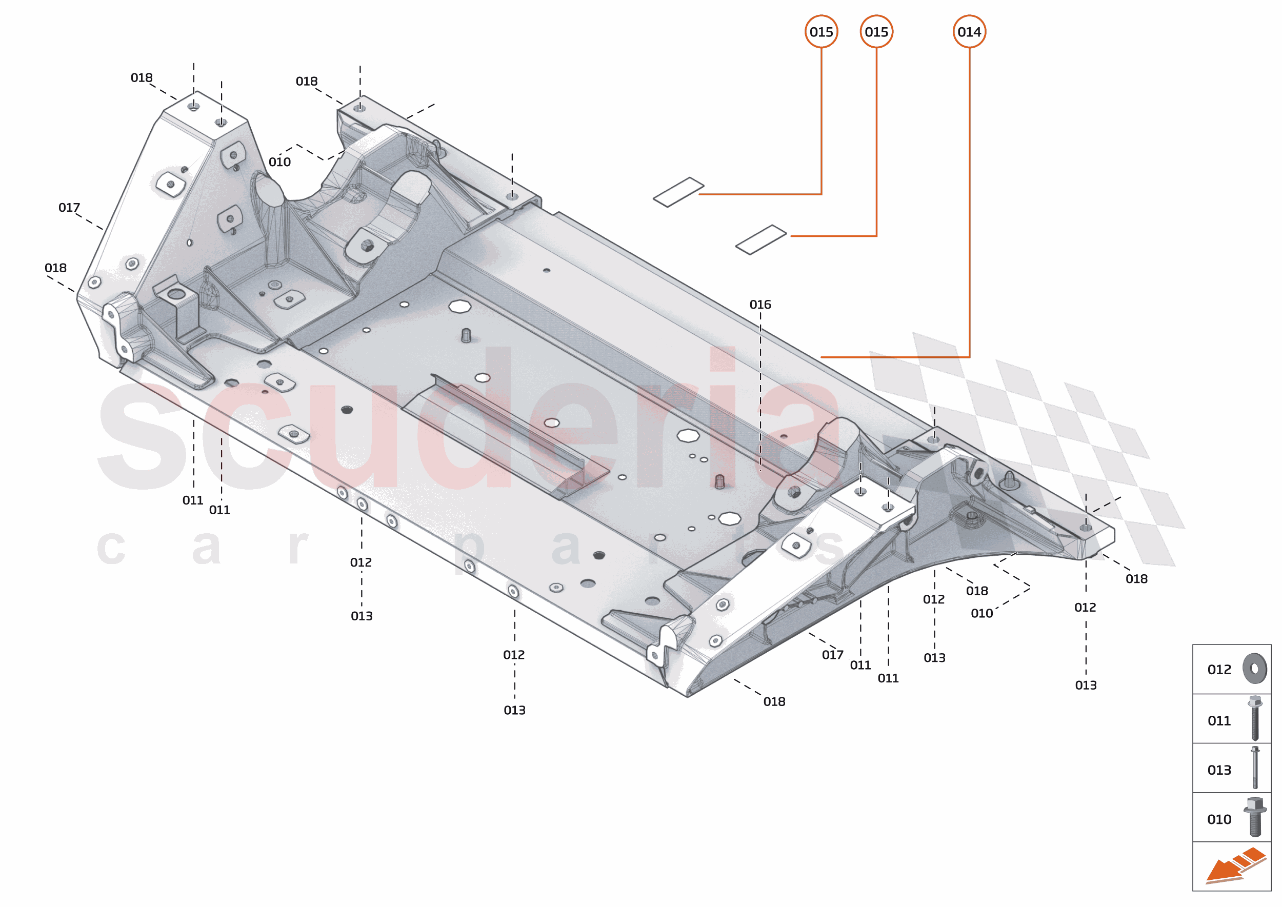 1 - FRONT STRUCTURES - 1.2 - FRONT SUBFRAME of McLaren McLaren Ultimate Series McLaren Senna GTR