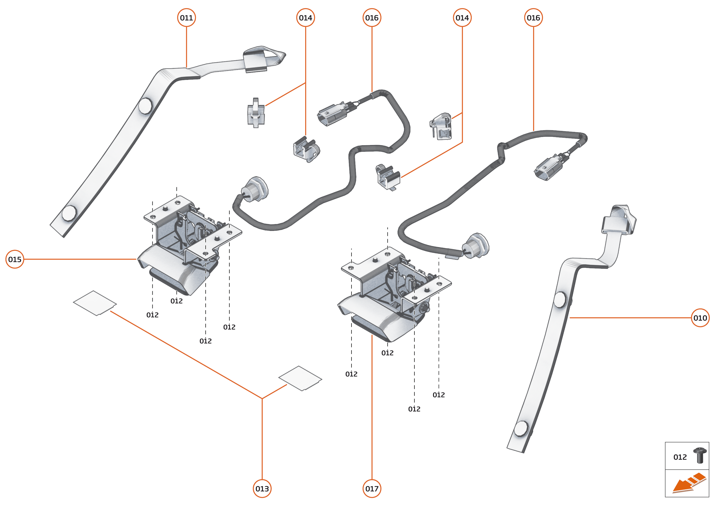 42 - INTERIOR SYSTEMS - 42.7 - MANUAL DOOR RELEASE of McLaren McLaren Ultimate Series McLaren Senna GTR
