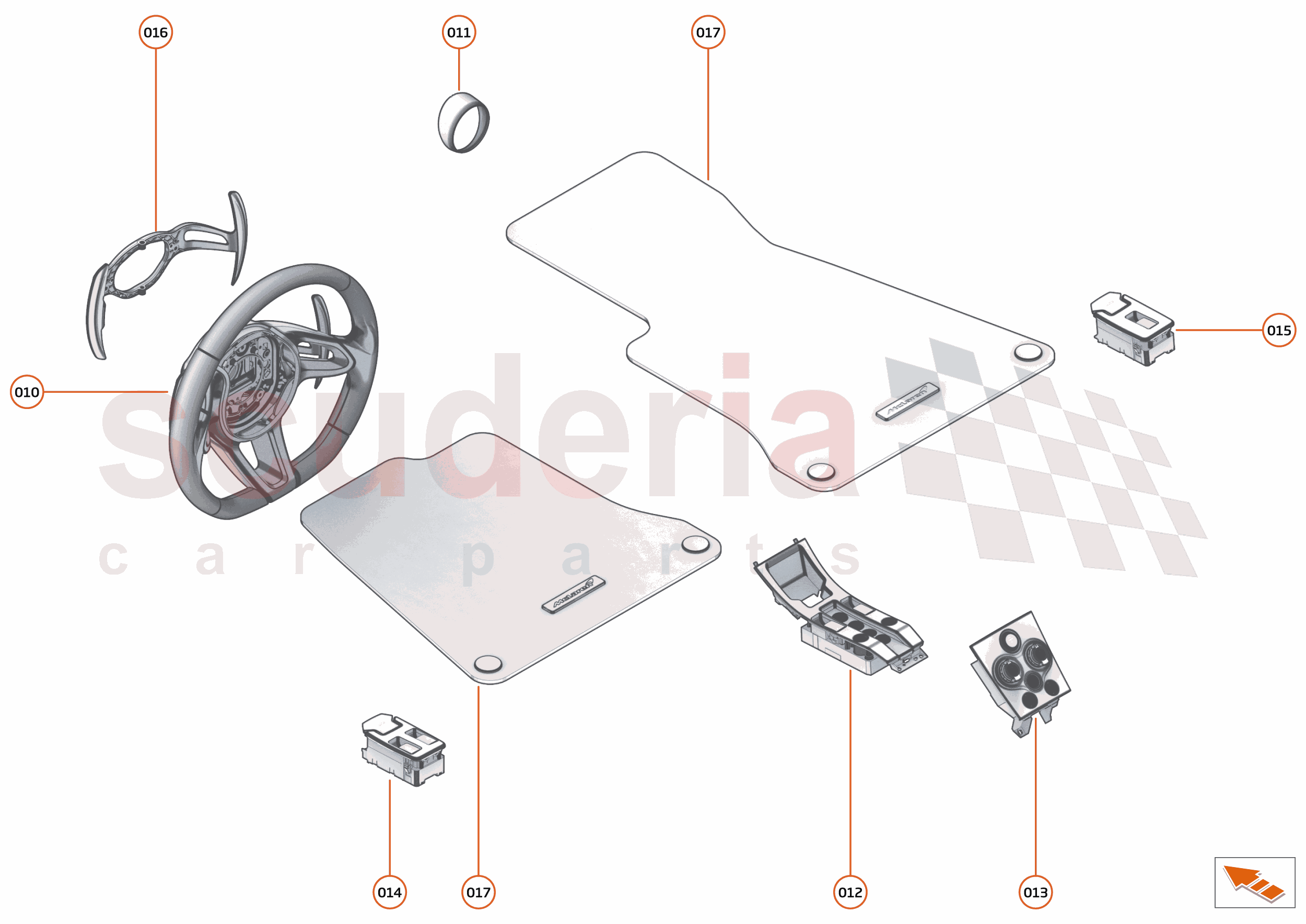 40 - INTERIOR - 40.1 - FACIA VIEW of McLaren McLaren McLaren 12C Coupe