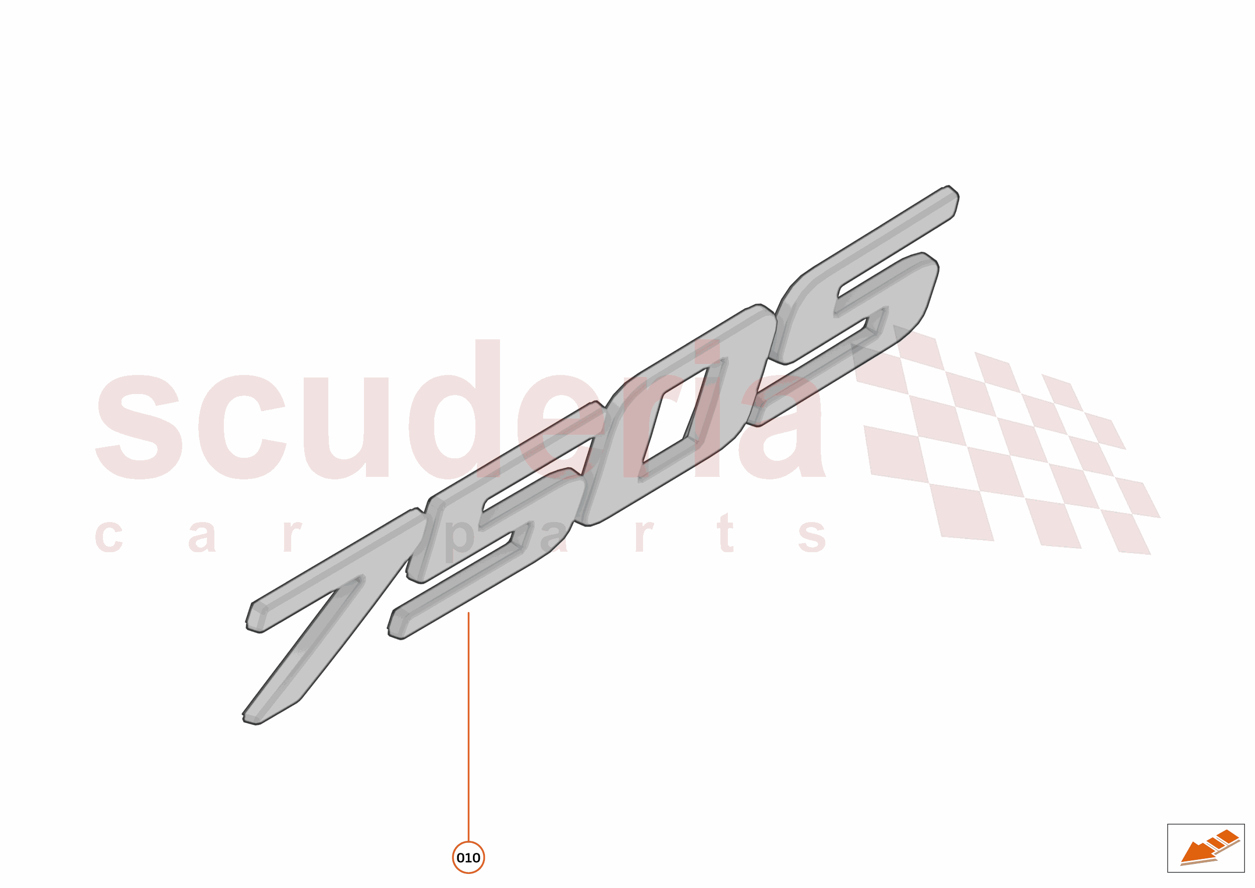 10 - EXTERIOR ORNAMENTATION - 10.3 - SIDE TRIM of McLaren McLaren McLaren 750S Coupe