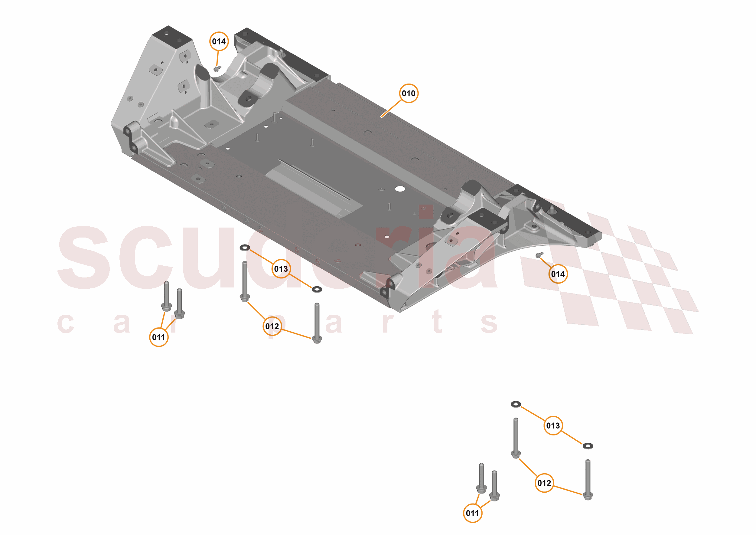 1 - FRONT STRUCTURES - 1.2 - FRONT SUBFRAME of McLaren McLaren McLaren 570GT