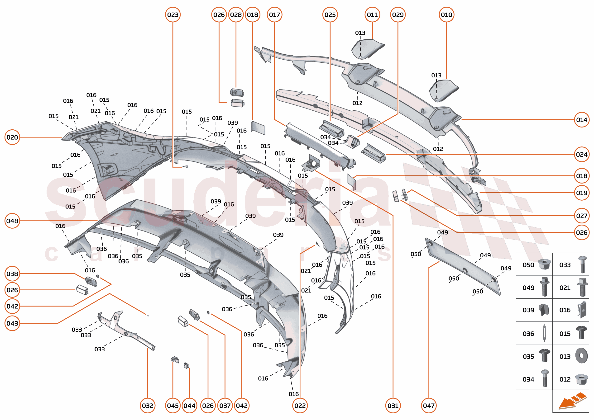 10 - EXTERIOR ORNAMENTATION - 10.6 - REAR BUMPER of McLaren McLaren McLaren 720S Spider
