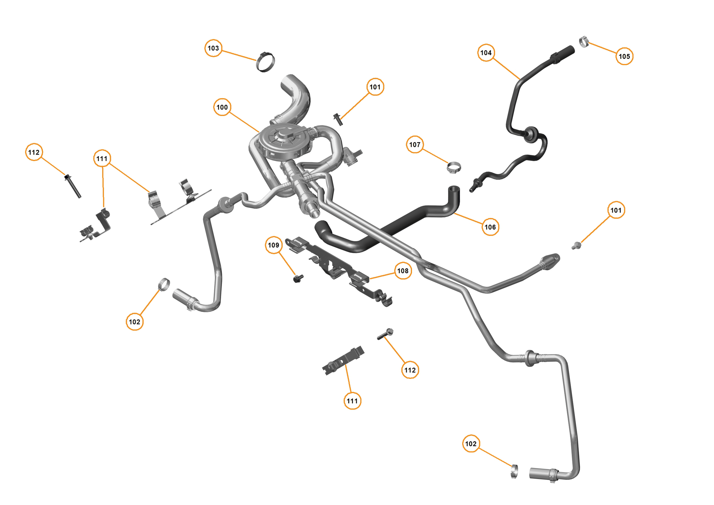 32 - ENGINE - 32.8 - BREATHER ASSEMBLY of McLaren McLaren Ultimate Series McLaren P1 Coupe