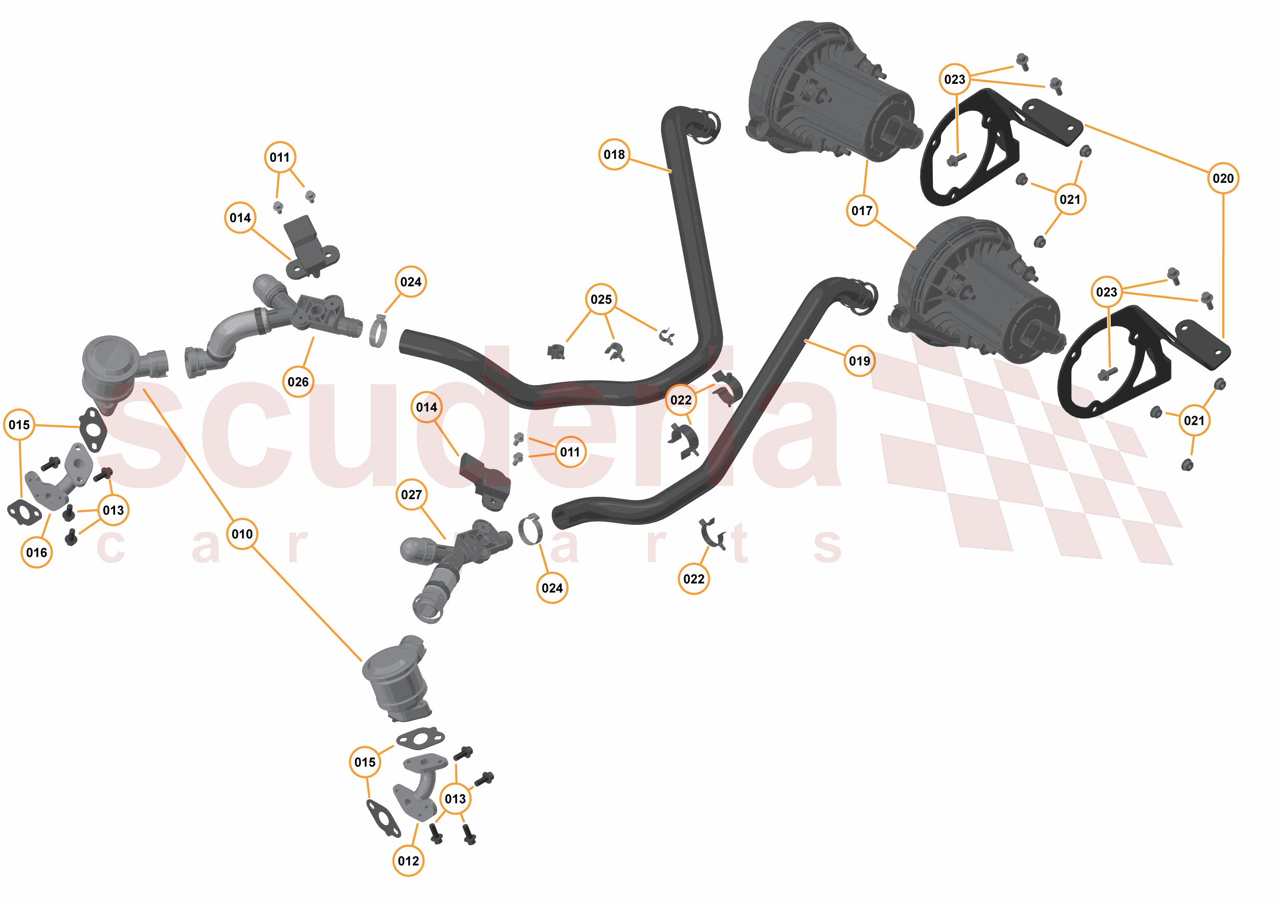 16 - F1 - POWER UNIT - 16.5 - 01 - POWER UNIT - SECONDARY AIR SYSTEM of McLaren McLaren McLaren 675LT Spider