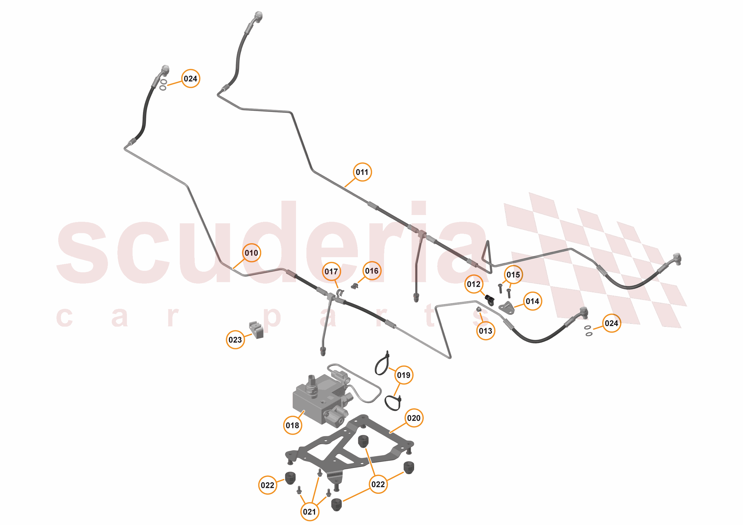 18 - SUSPENSION - SYSTEMS - 18.1 - SUSPENSION FLUID SYSTEMS of McLaren McLaren McLaren 570S Coupe