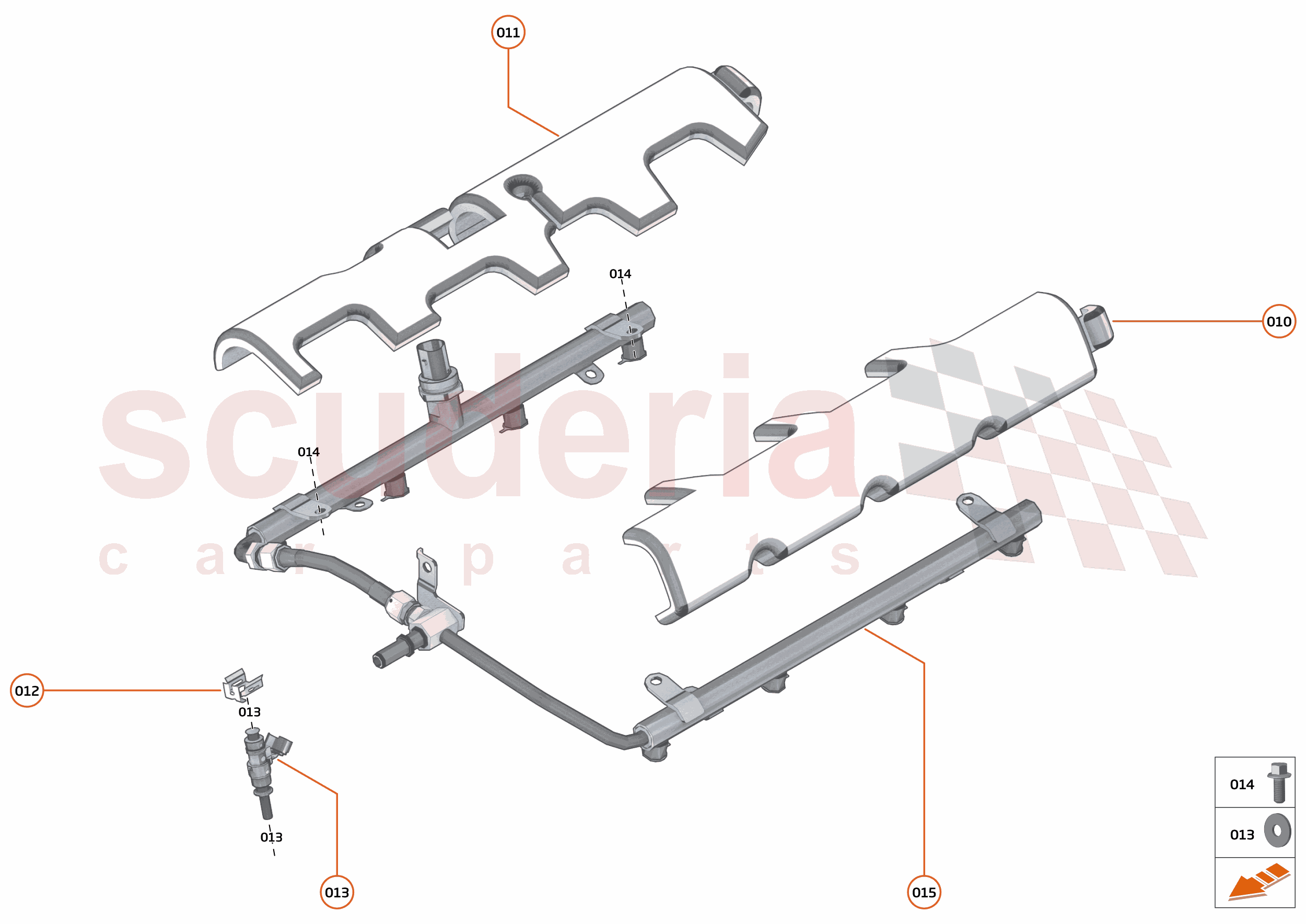32 - ENGINE - 32.6 - FUEL RAIL & INJECTORS of McLaren McLaren McLaren 620R
