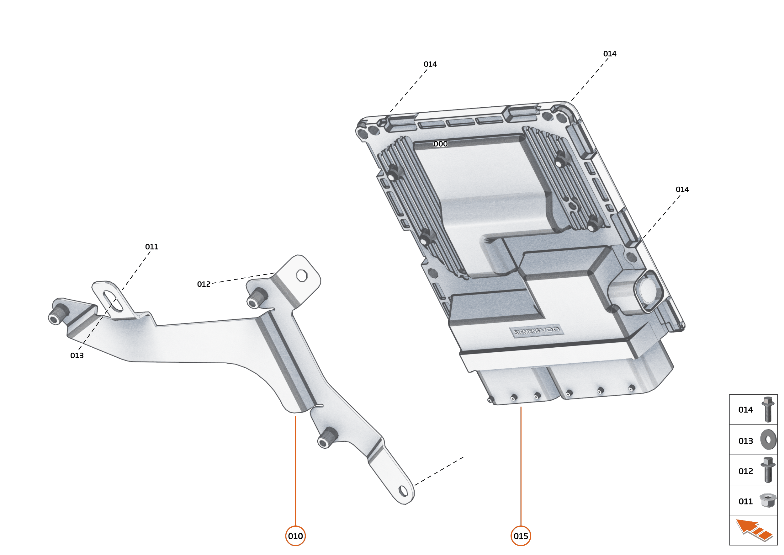 39 - ELECTRICAL HARDWARE - 39.2 - BRACKETS, GROMMETS & FIXINGS of McLaren McLaren Ultimate Series McLaren Elva