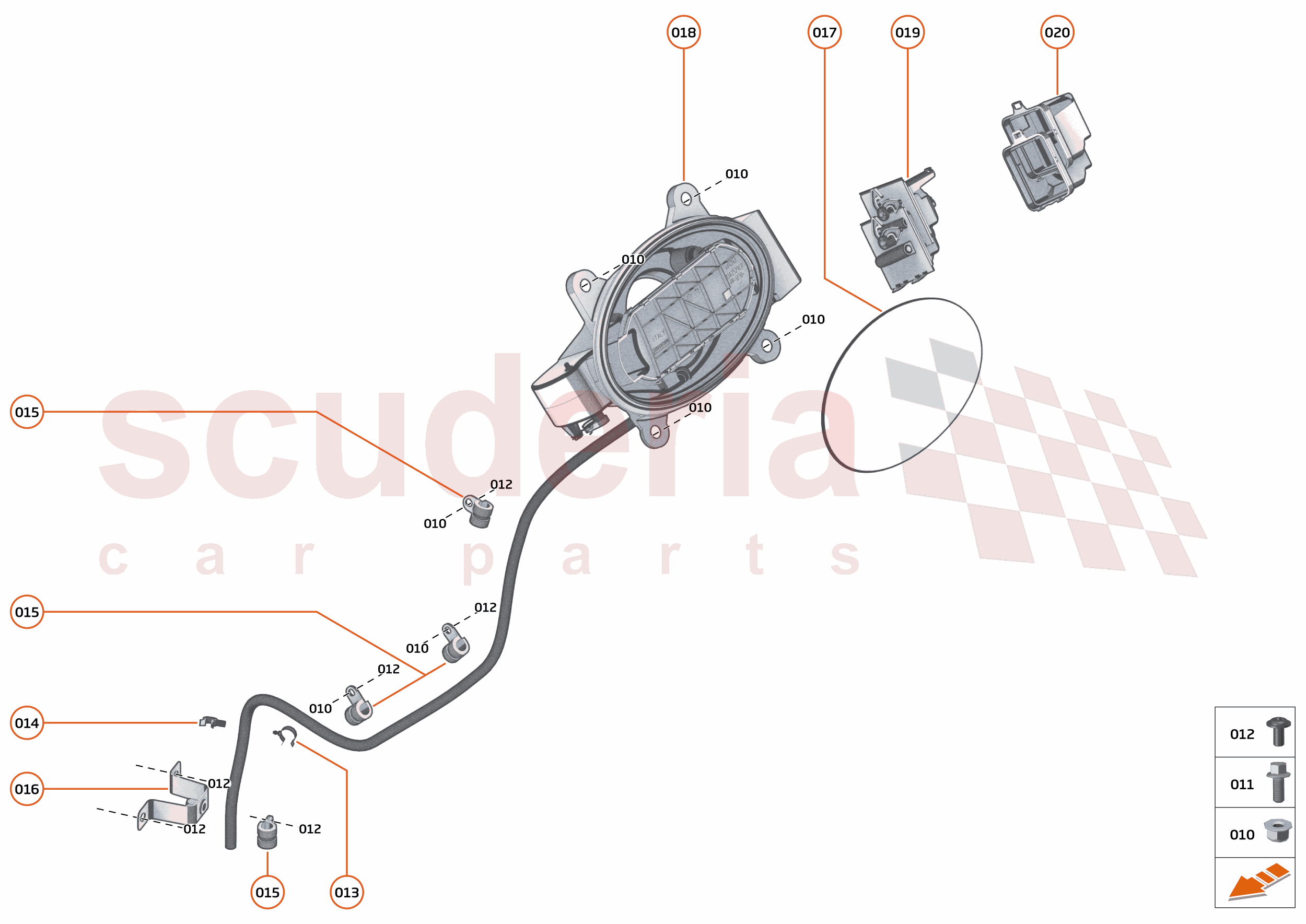 11 - EXTERIOR ORNAMENTATION - 11.5 - FILLER BOWLS AND COVERS of McLaren McLaren McLaren GT