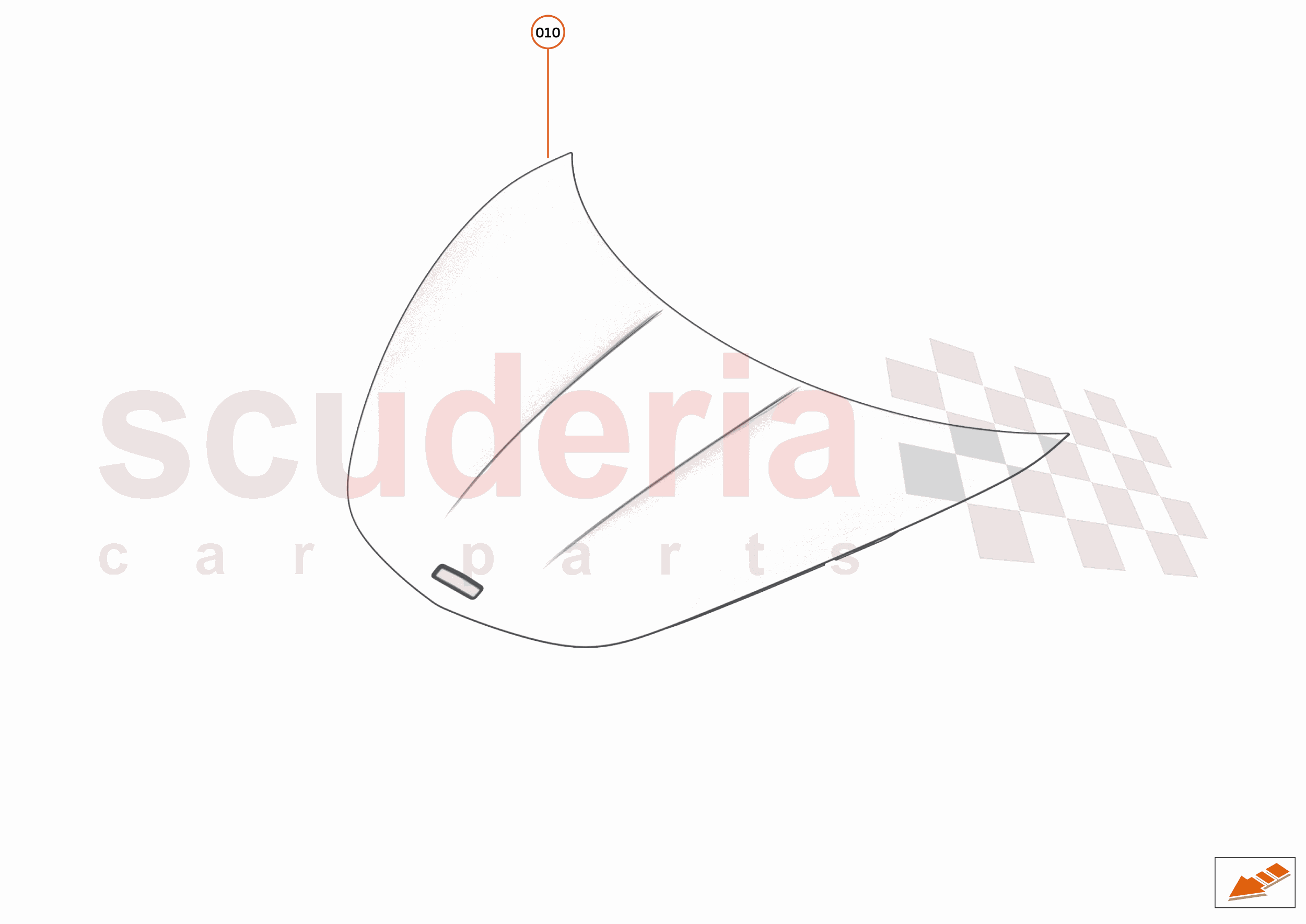 7 - CLOSURES - 7.1 - BONNET STRUCTURE of McLaren McLaren McLaren GT