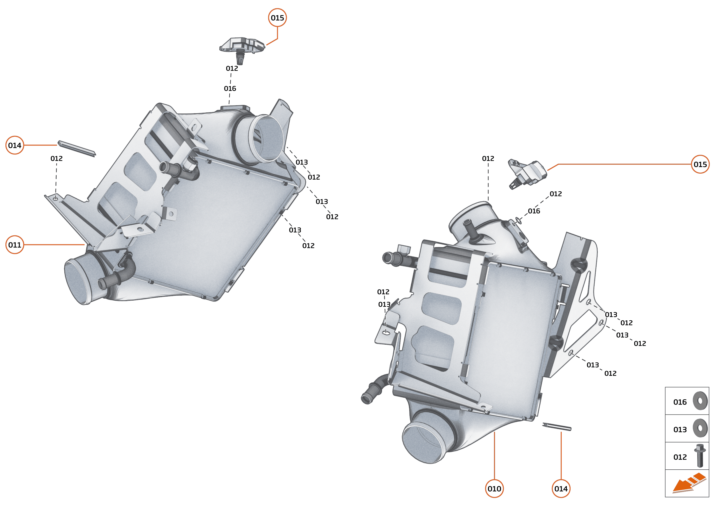 24 - AIR INDUCTION SYSTEMS - AIS - 24.3 - AIS - CHARGE AIR COOLING SYSTEM of McLaren McLaren Ultimate Series McLaren Speedtail