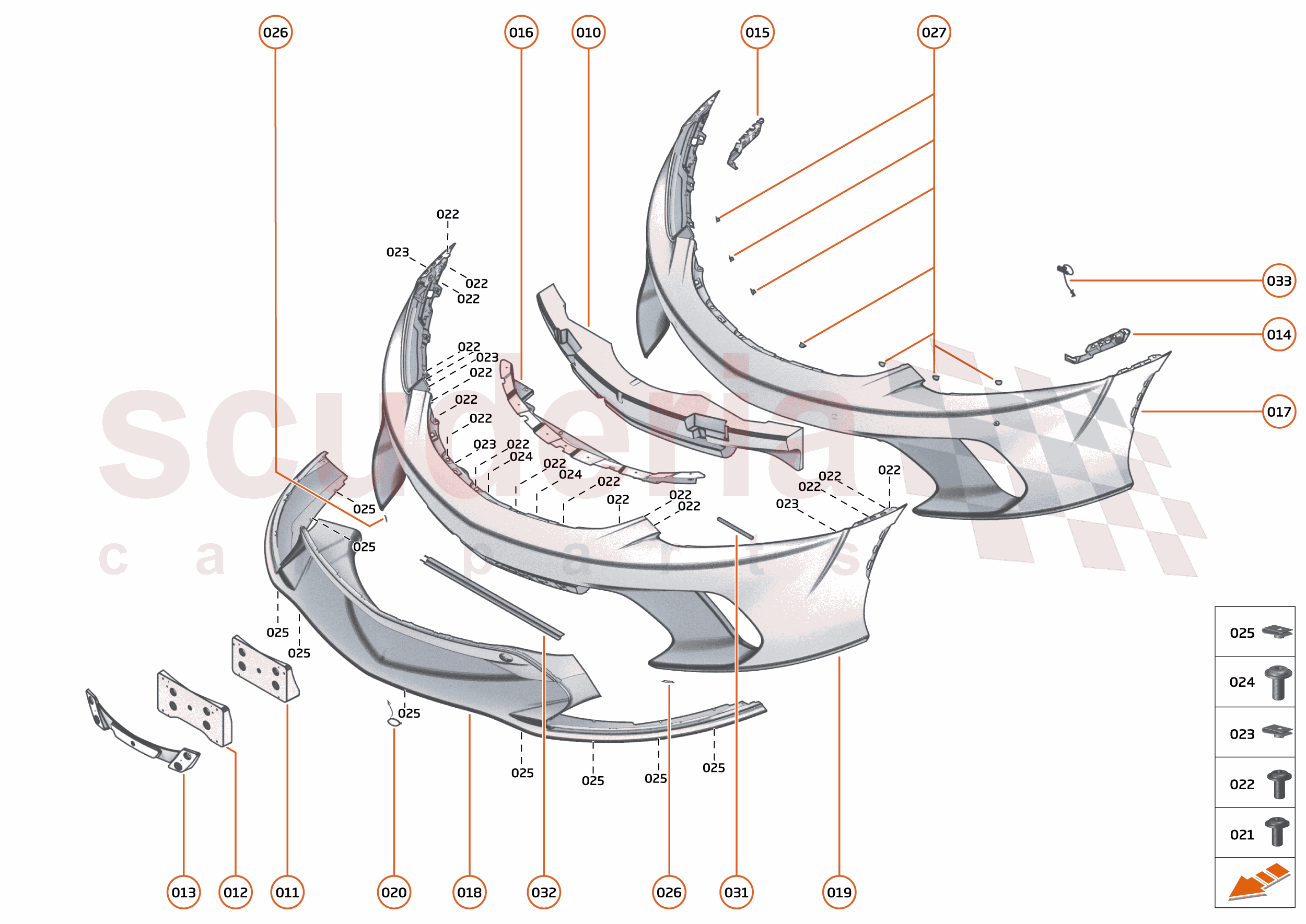 11 - EXTERIOR ORNAMENTATION - 11.1 - FRONT BUMPER of McLaren McLaren McLaren GT