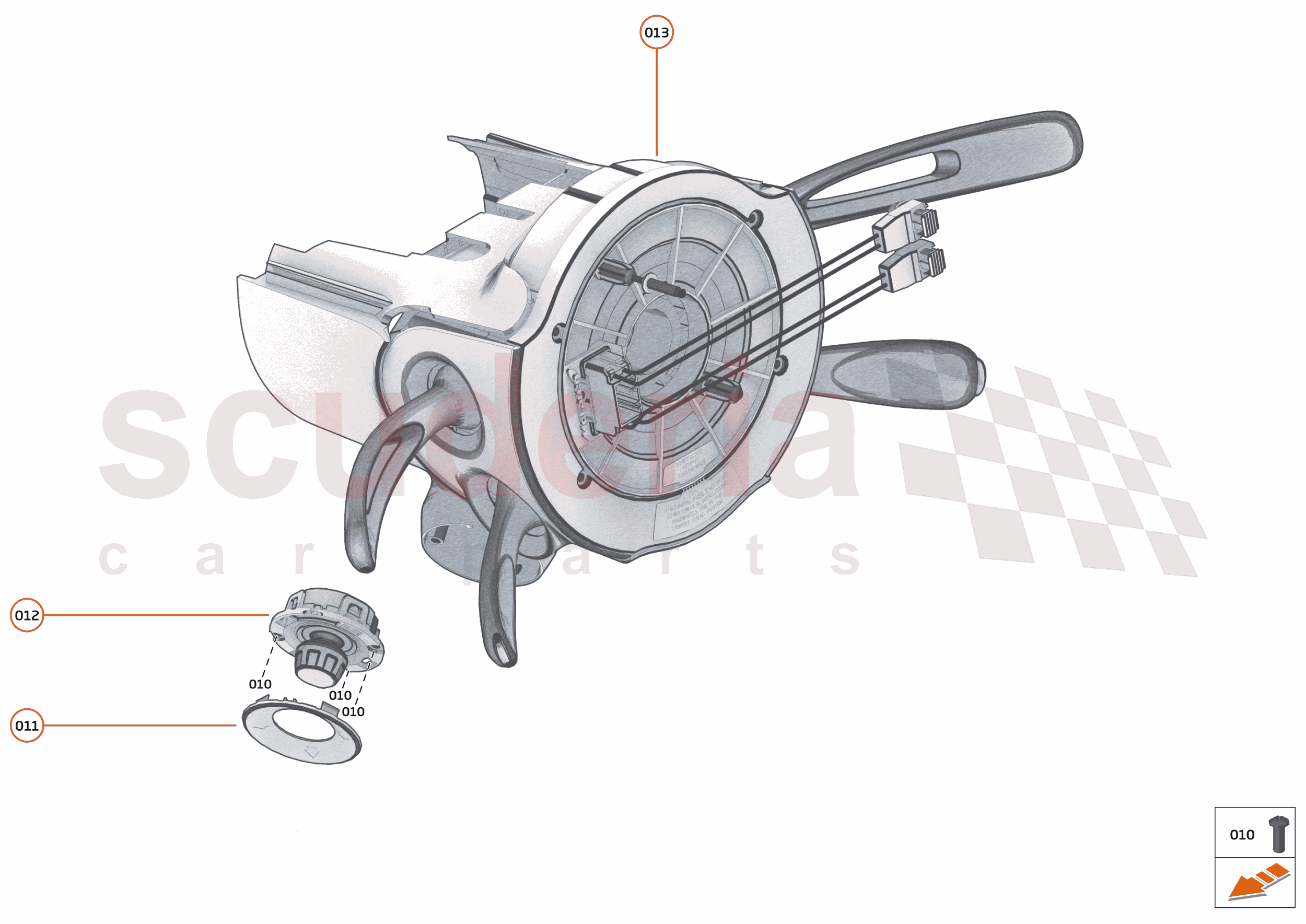 39 - INFOTAINMENT - 39.2 - STEERING COLUMN MODULE of McLaren McLaren McLaren Artura