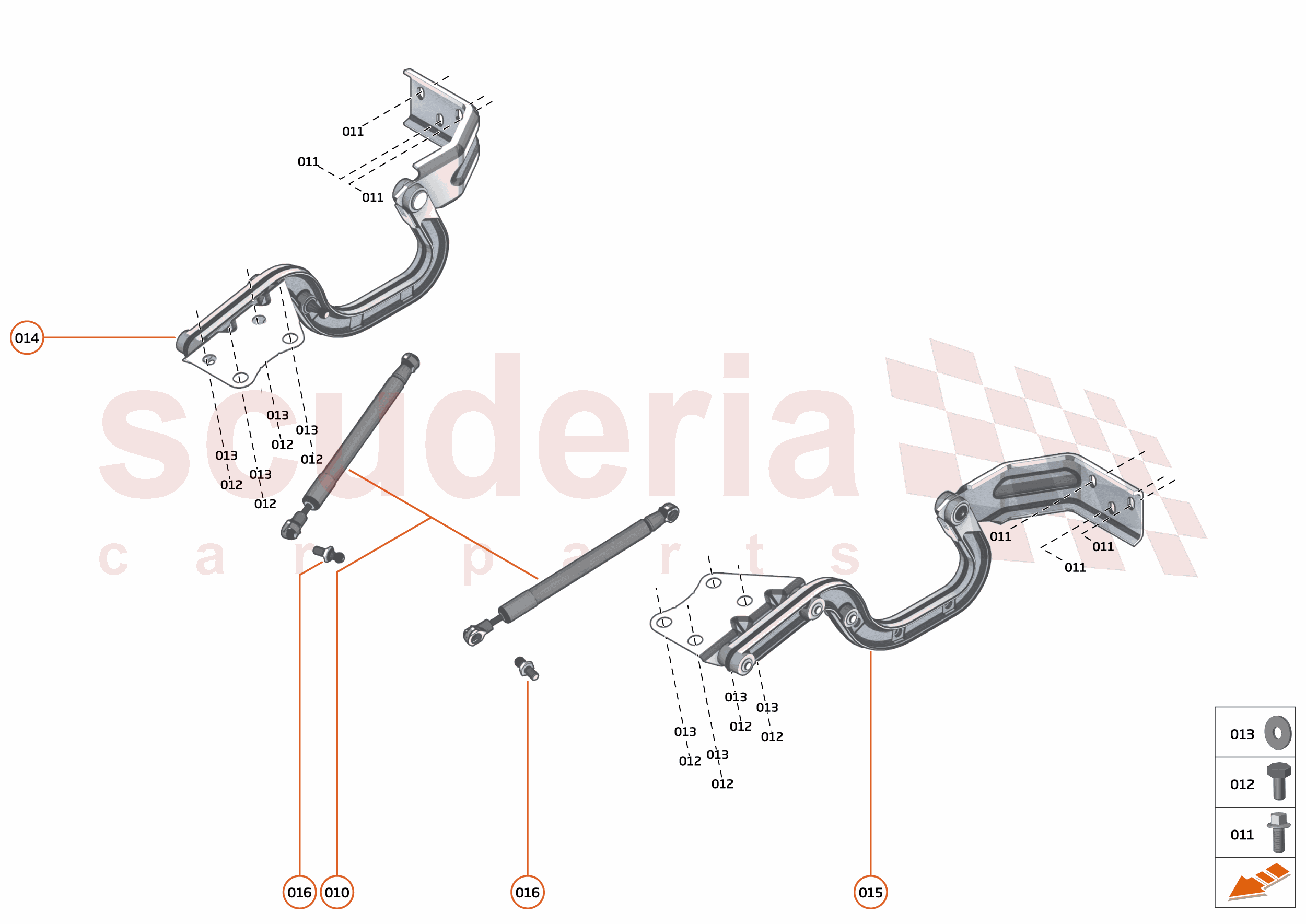 6 - CLOSURES - 6.2 - BONNET HINGE of McLaren McLaren McLaren 620R
