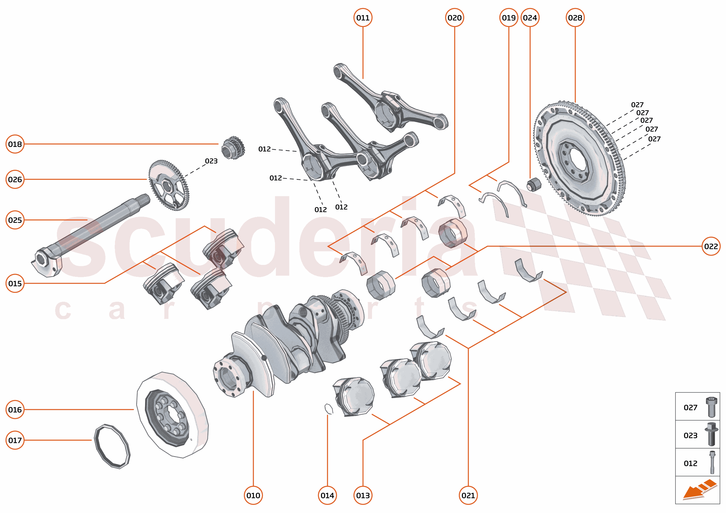 23 - ENGINE - 23.1 - SYSTEM - CRANKTRAIN of McLaren McLaren McLaren Artura