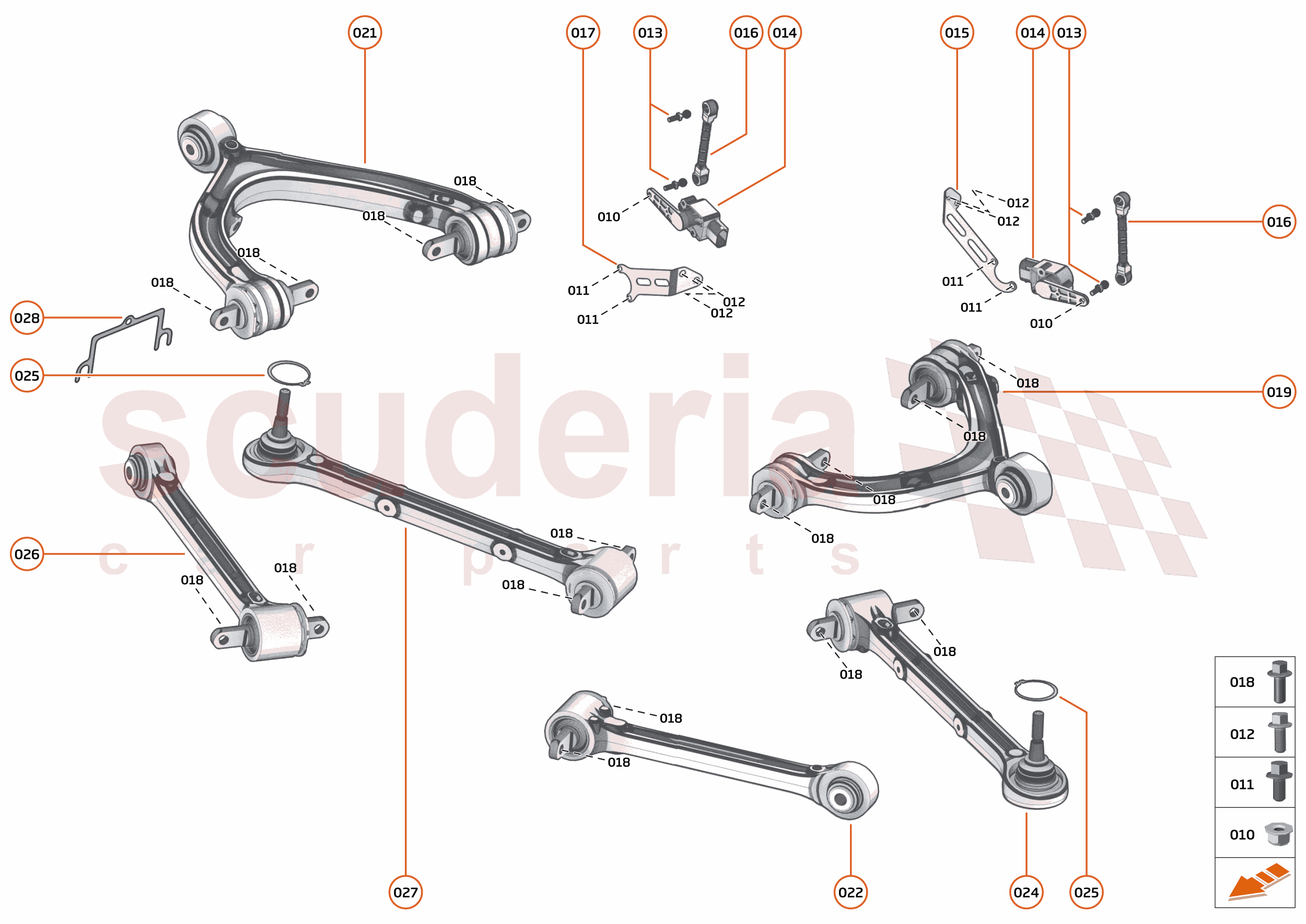 18 - SUSPENSION - 18.7 - TRANSVERSE LINKS REAR of McLaren McLaren McLaren Artura