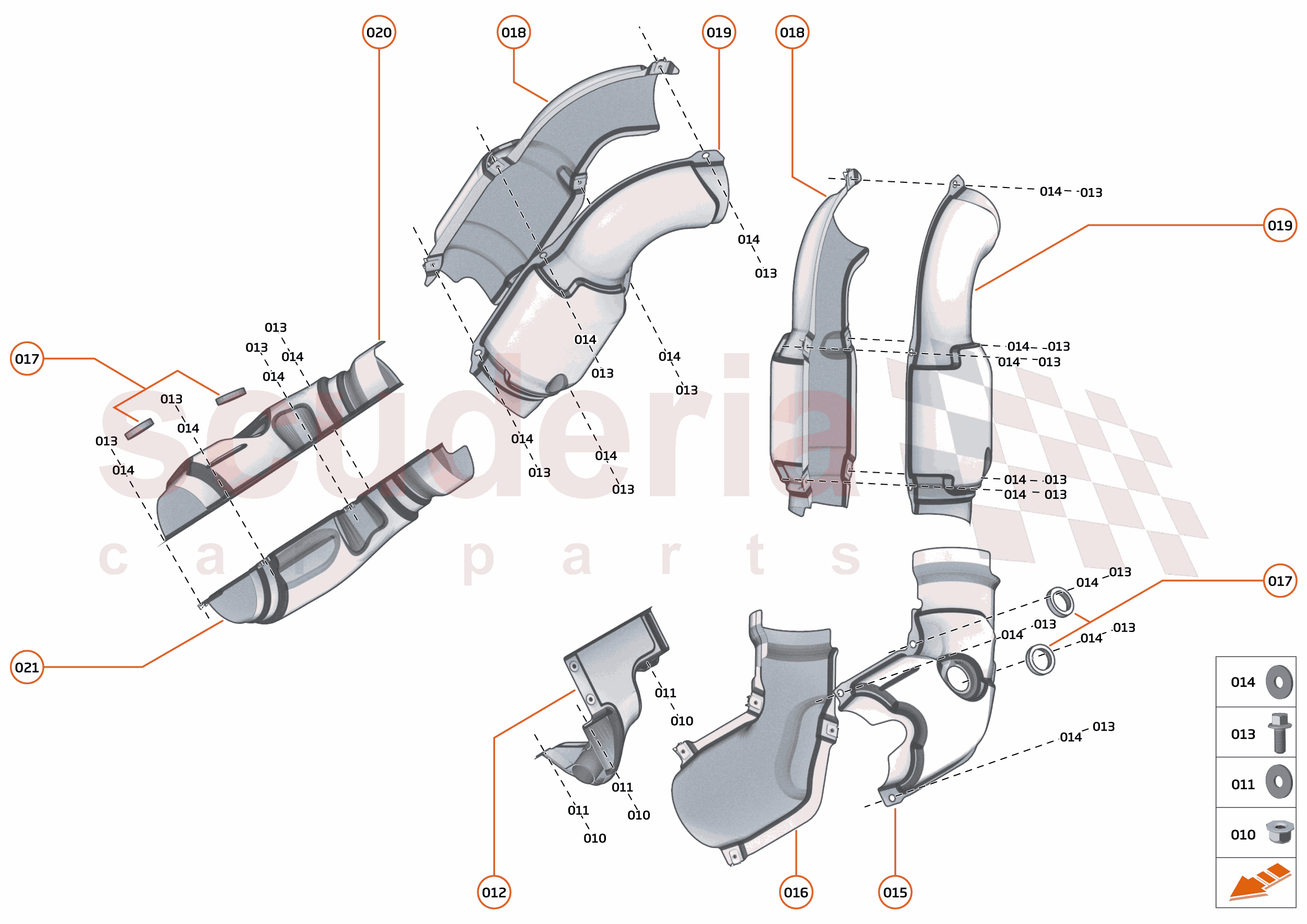 31 - HEAT INSULATION - 31.1 - HEATSHIELDS - POWERTRAIN MOUNTED of McLaren McLaren McLaren 620R