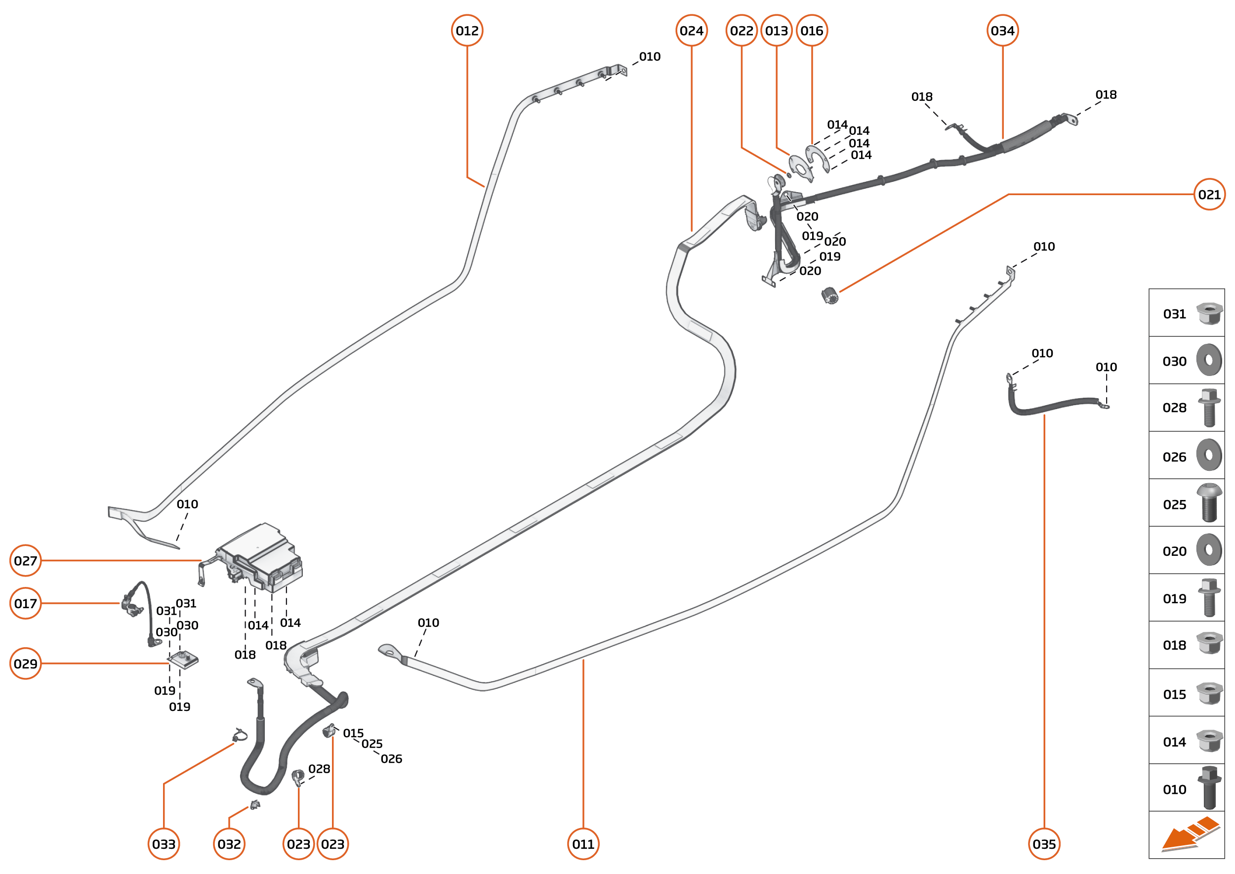 37 - WIRING HARNESS - 37.1 - POWER AND GROUND DISTRIBUTION of McLaren McLaren Ultimate Series McLaren Senna GTR