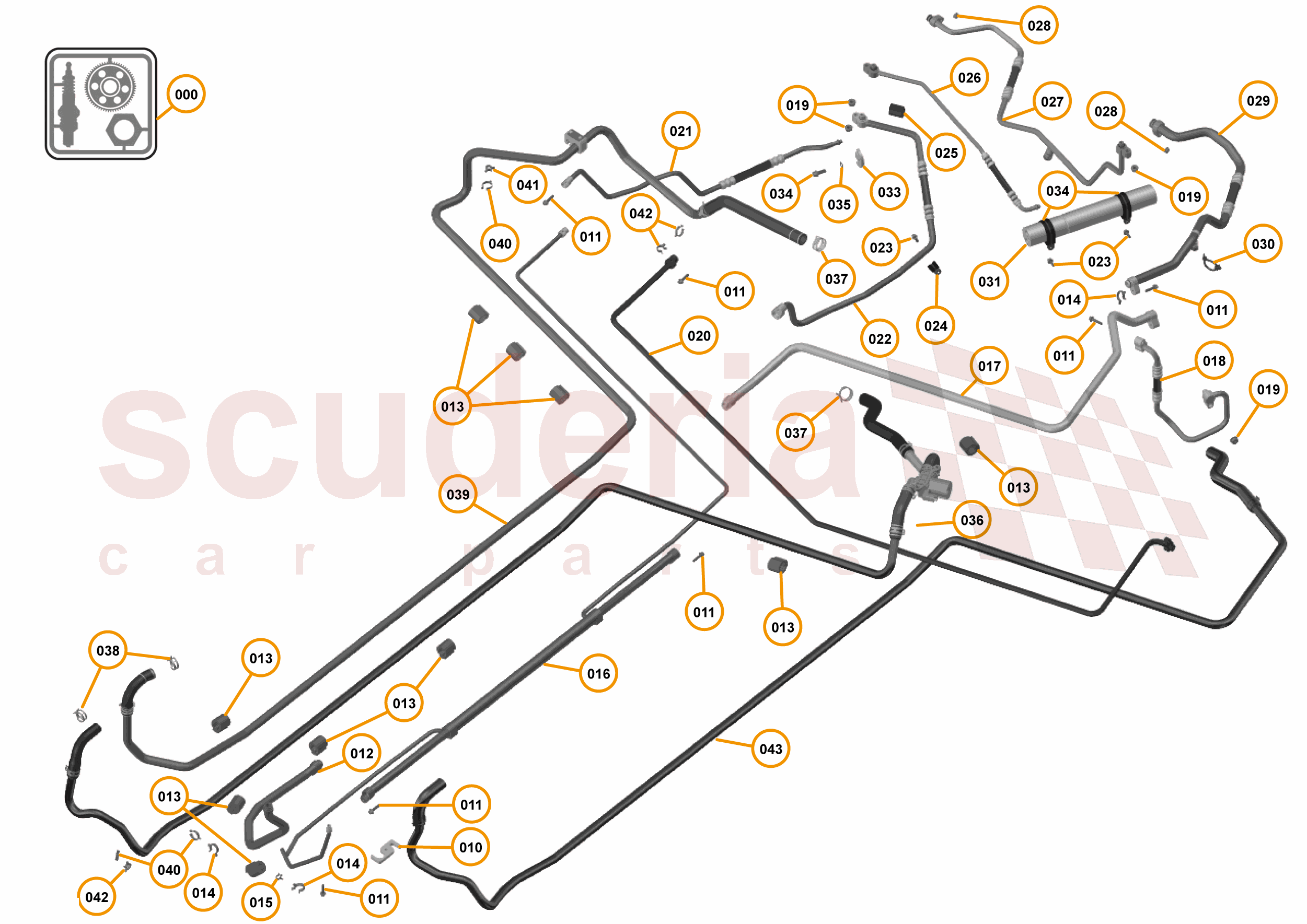 32 - FLUIDS - HVAC - 32.1 - HVAC FLUIDS CIRCUIT of McLaren McLaren McLaren 720S Coupe
