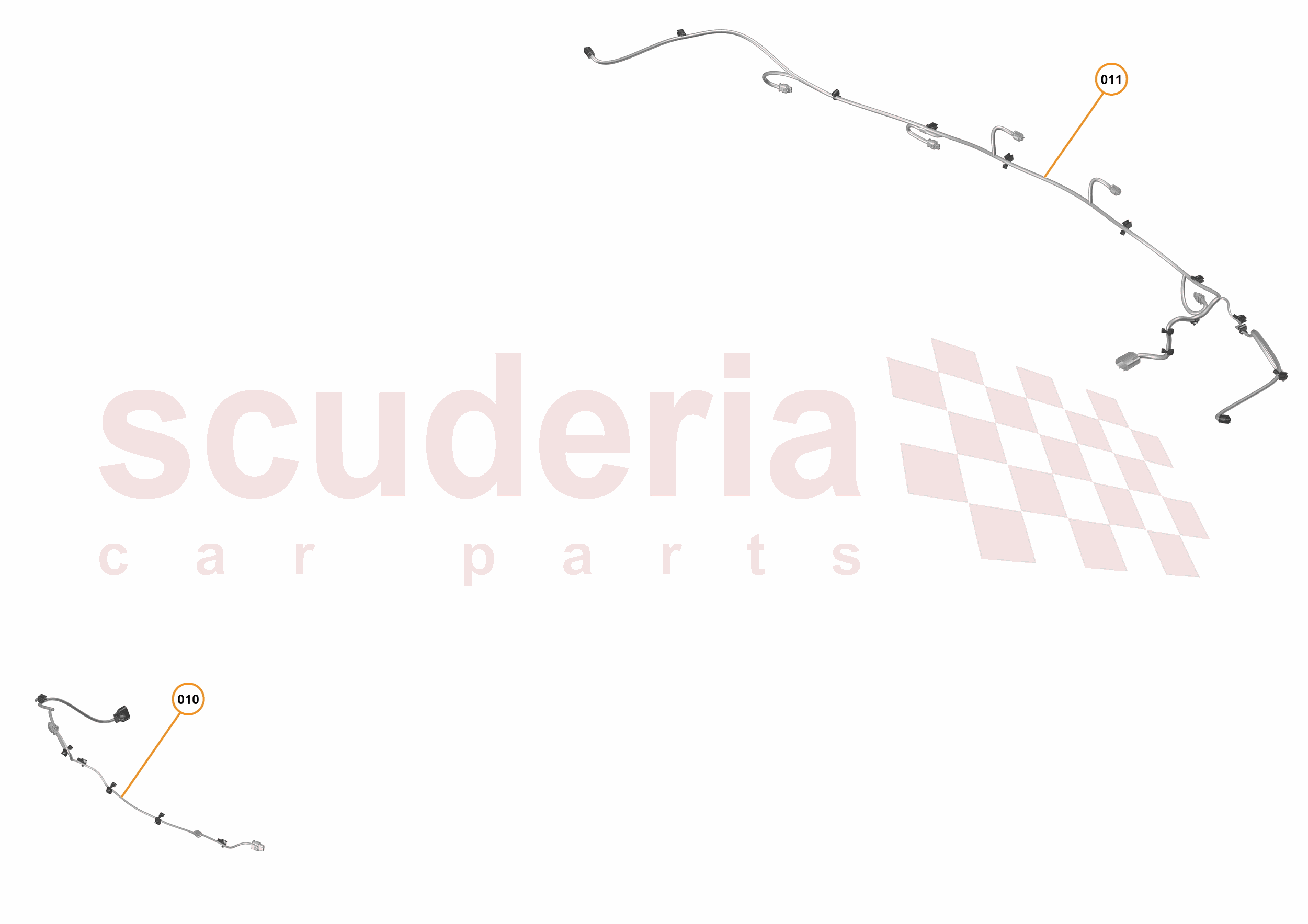 23 - M1 - ELECTRICAL DISTRIBUTION - 23.4 - 01 - ELECTRICAL DISTRIBUTION - BUMPERS of McLaren McLaren McLaren 675LT Spider