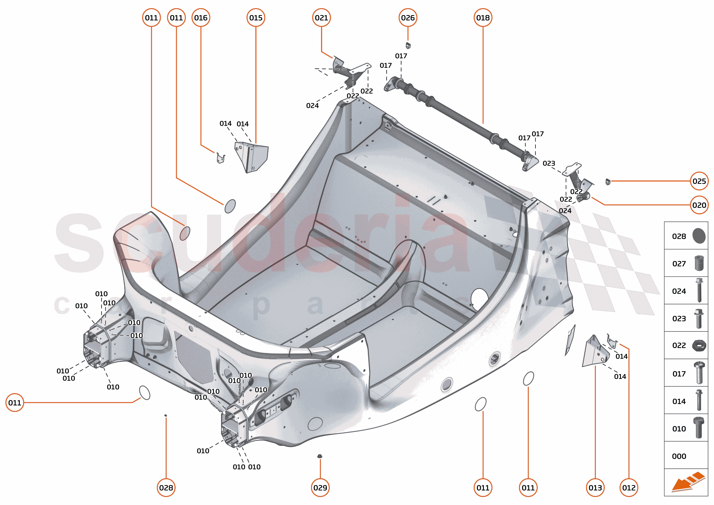 2 - MID STRUCTURES - 2.1 - MONOCOQUE of McLaren McLaren McLaren Artura