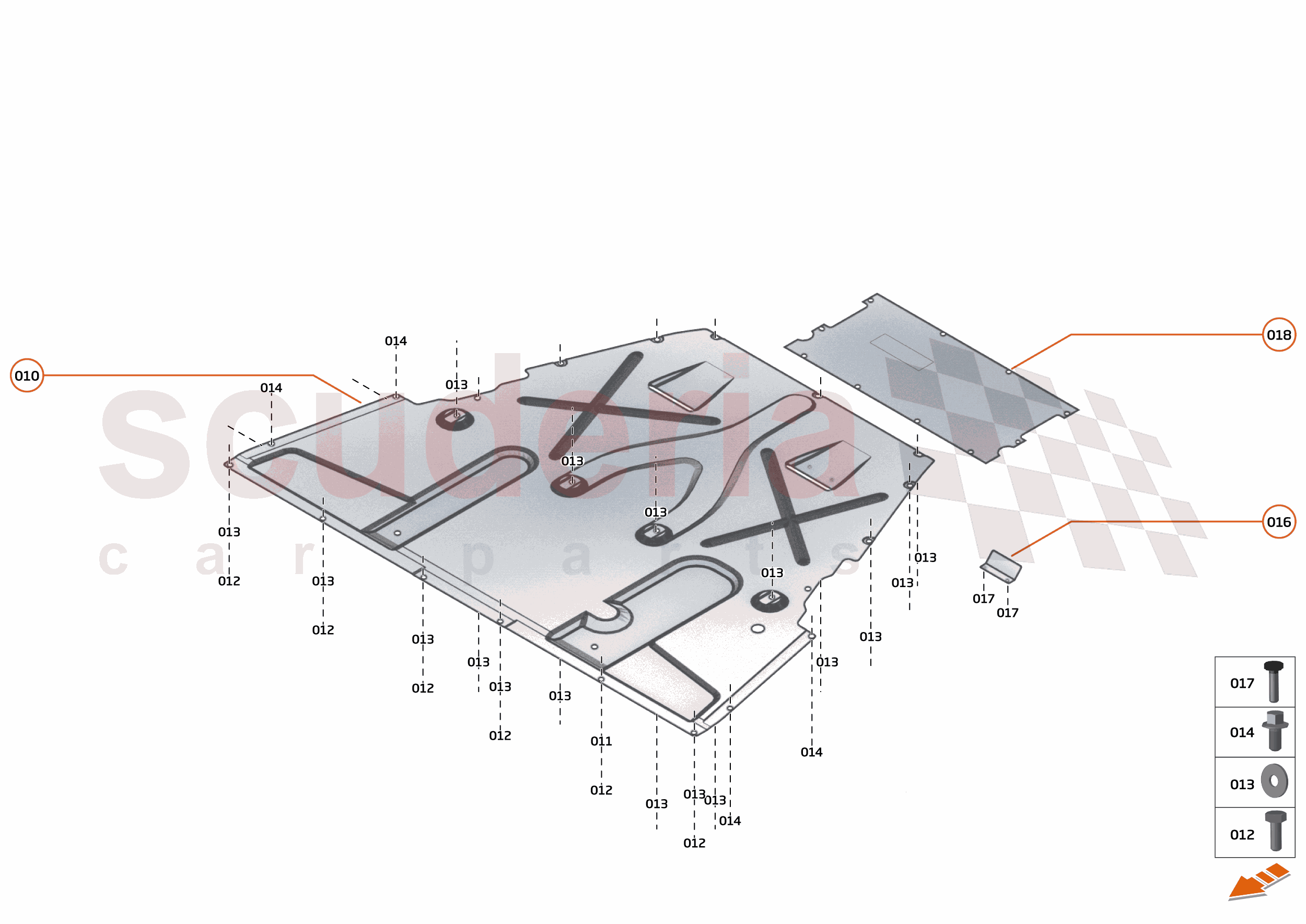 5 - UPPER STRUCTURES - 4.1 - FRONT STRUCTURAL FLOORS of McLaren McLaren McLaren 720S Coupe