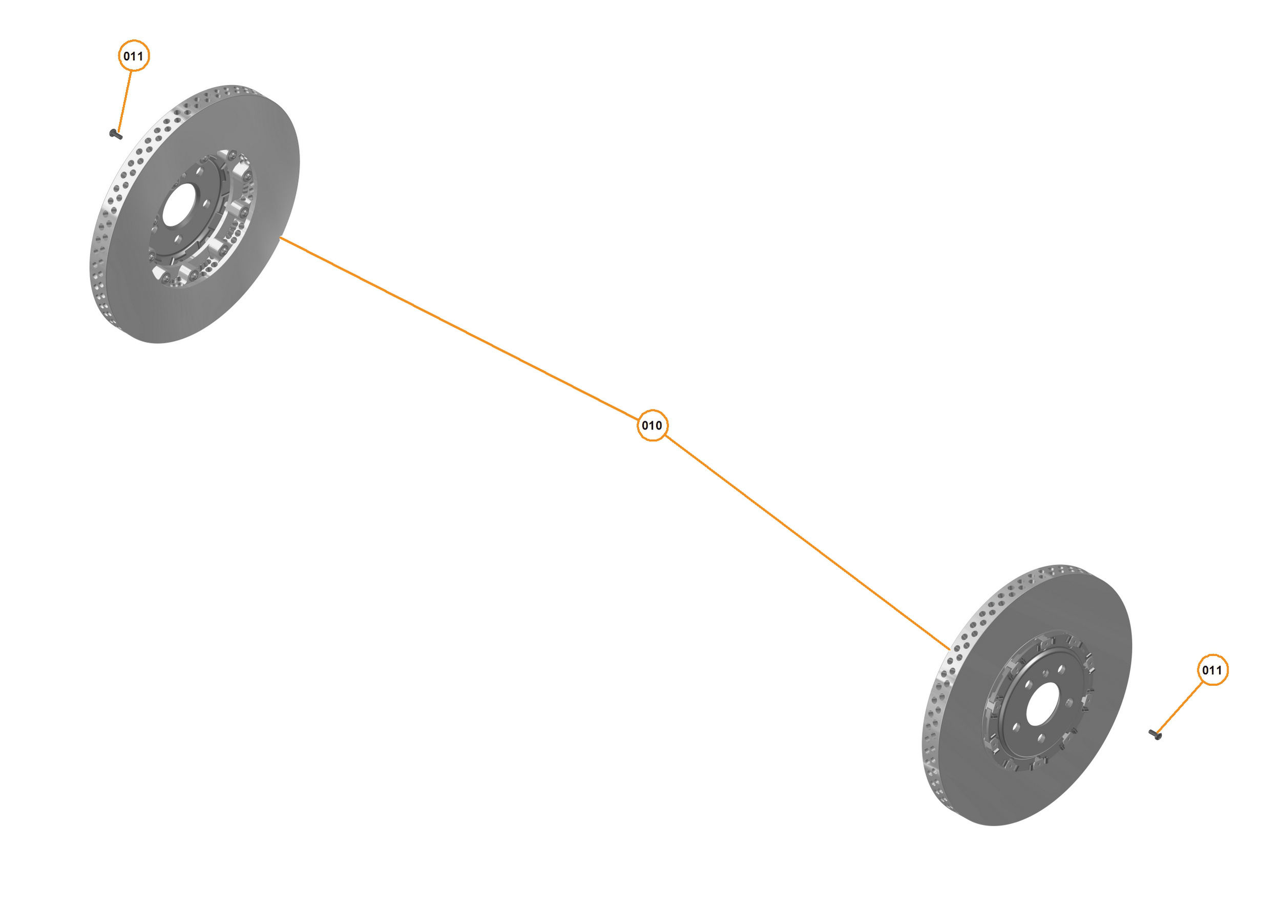 21 - BRAKES - FRONT - 21.1 - BRAKE DISCS FRONT of McLaren McLaren Ultimate Series McLaren P1 Coupe