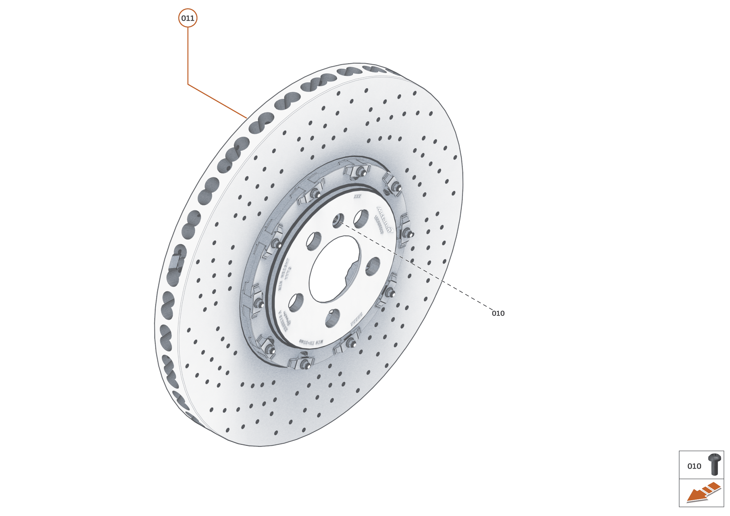 18 - BRAKES - 18.1 - BRAKE DISCS FRONT of McLaren McLaren Ultimate Series McLaren Senna