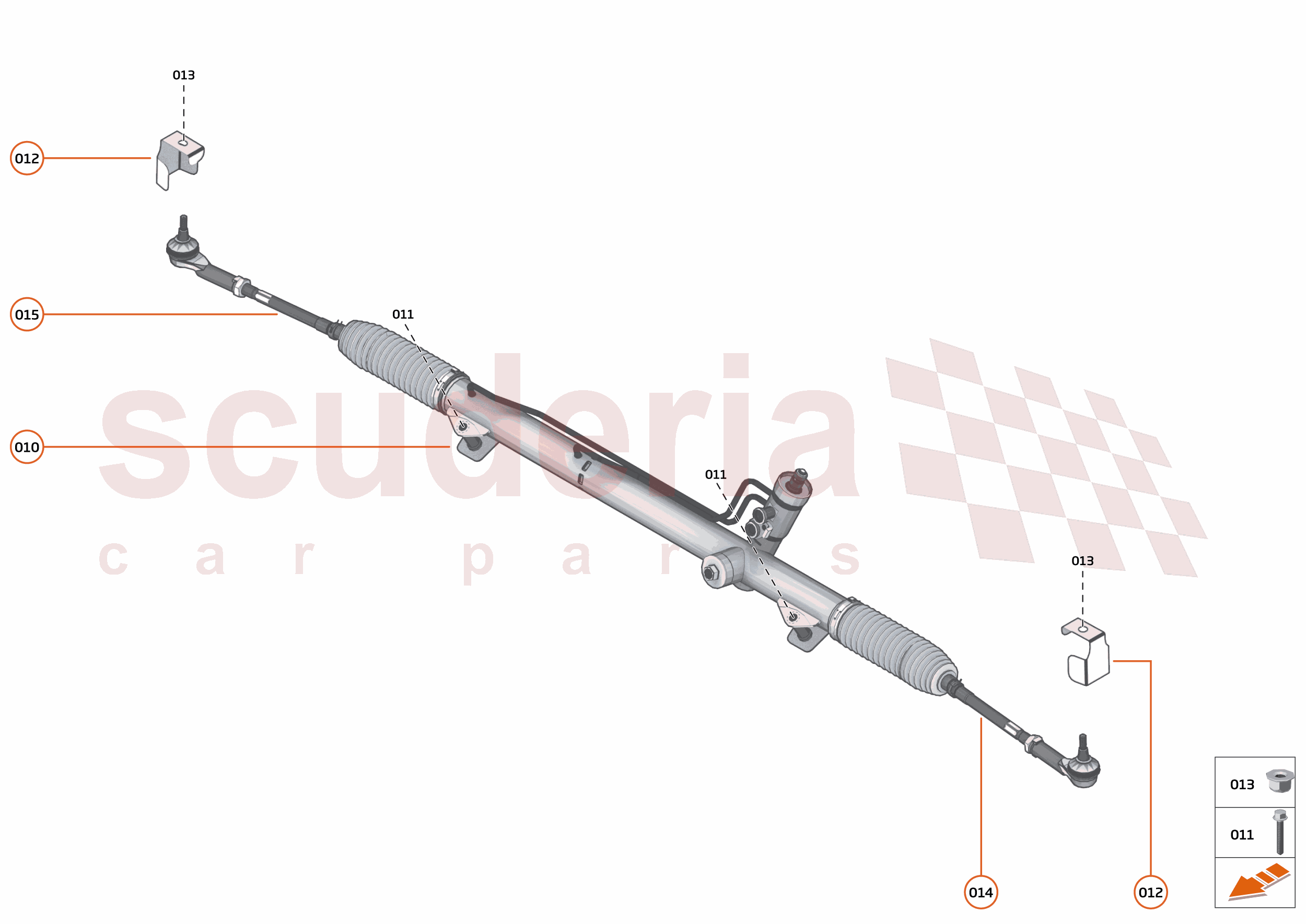 27 - STEERING - 27.3 - STEERING RACK of McLaren McLaren McLaren 765LT