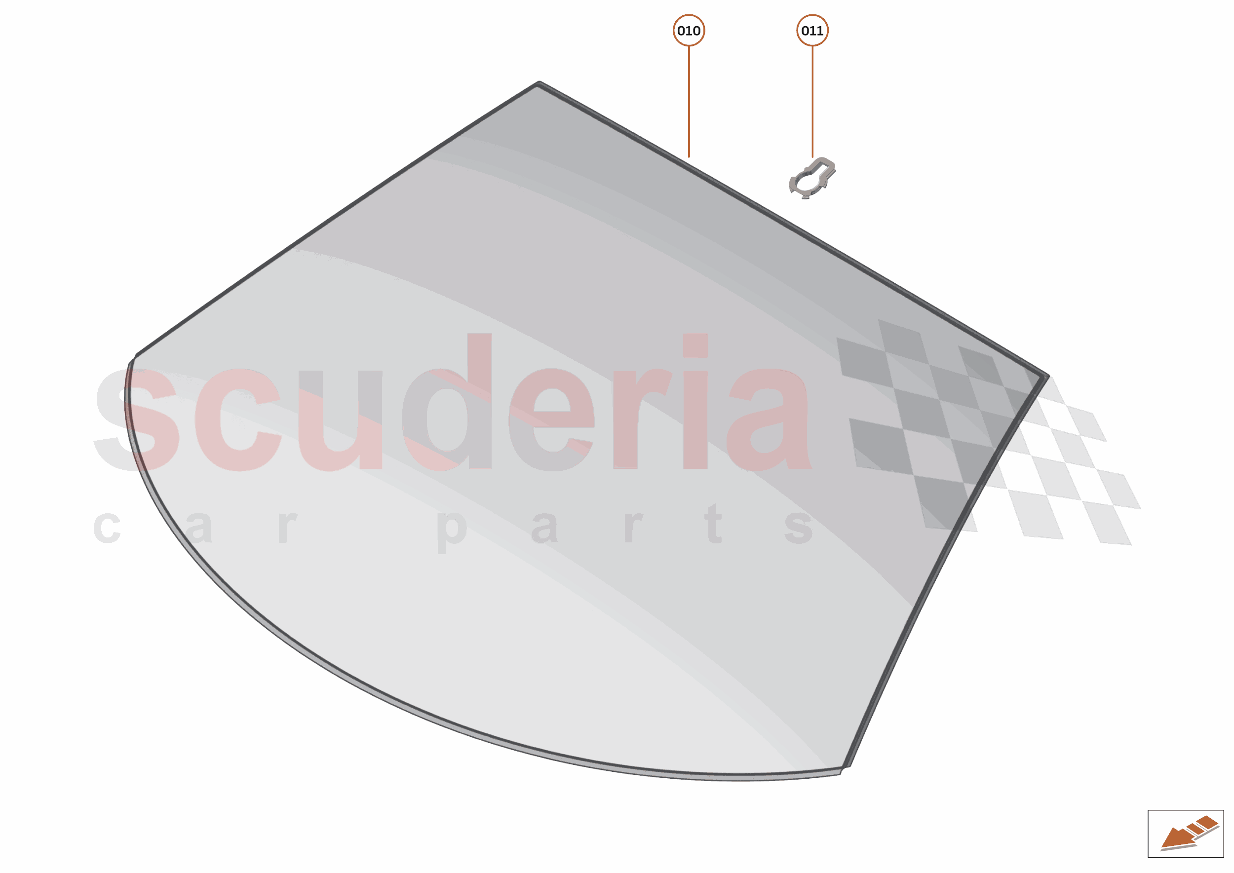 9 - GLAZING - 9.1 - WINDSCREEN of McLaren McLaren McLaren 620R