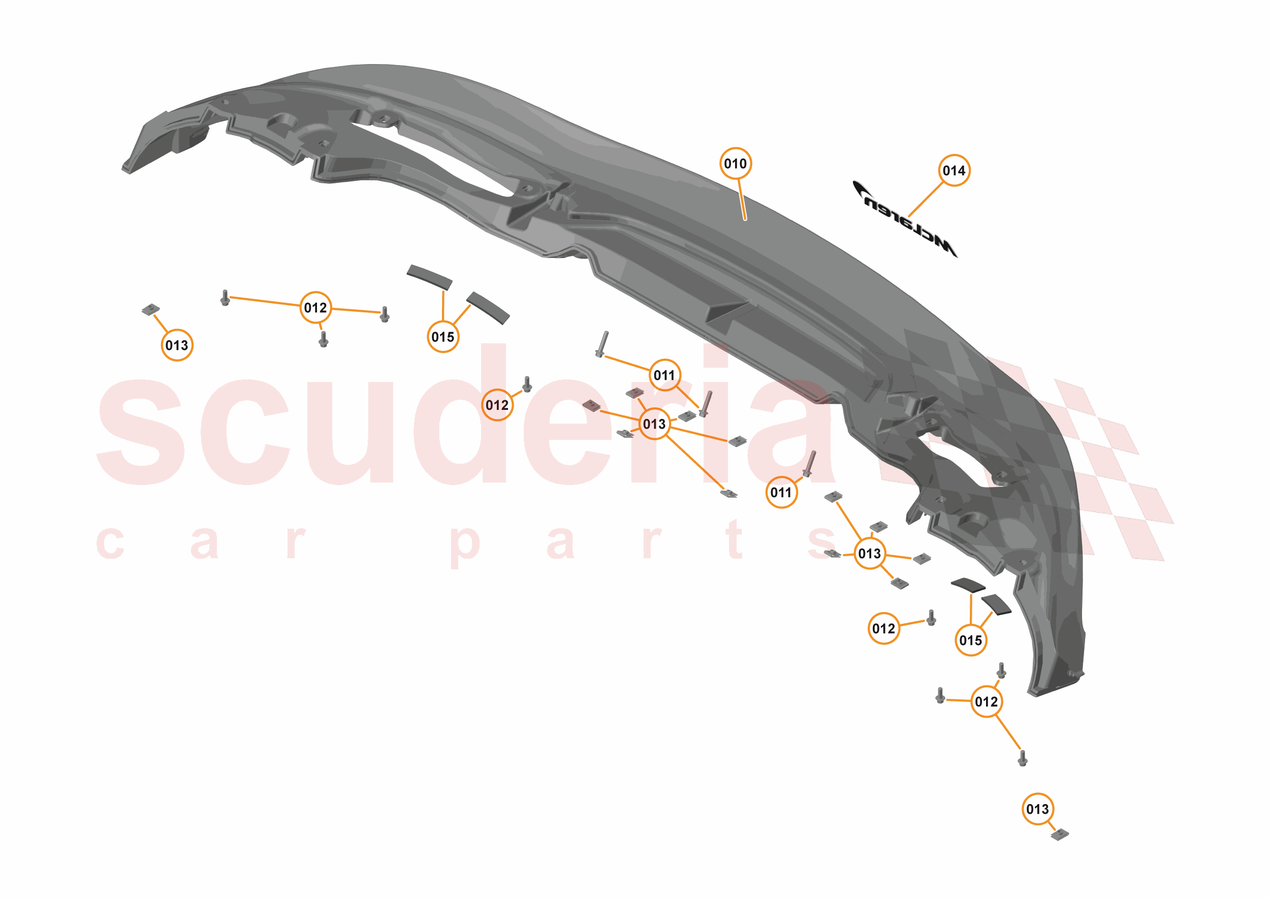 9 - EXTERIOR ORNAMENTATION - 9.5 - REAR TRIM of McLaren McLaren McLaren 570S Spider