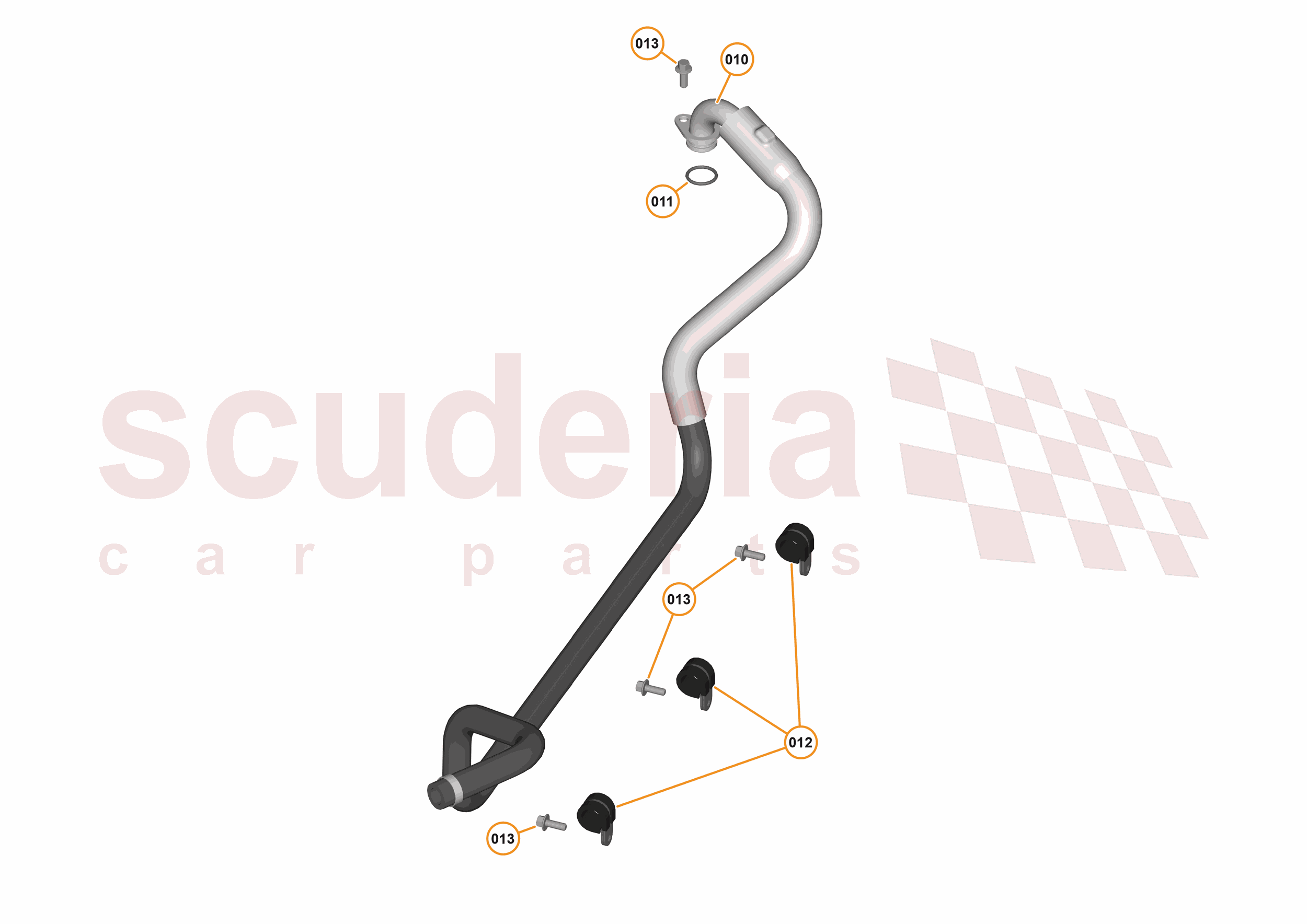 41 - TRANSMISSION COOLING SYSTEMS - 41.2 - CLUTCH OIL COOLER FEED PIPE of McLaren McLaren McLaren 720S Coupe