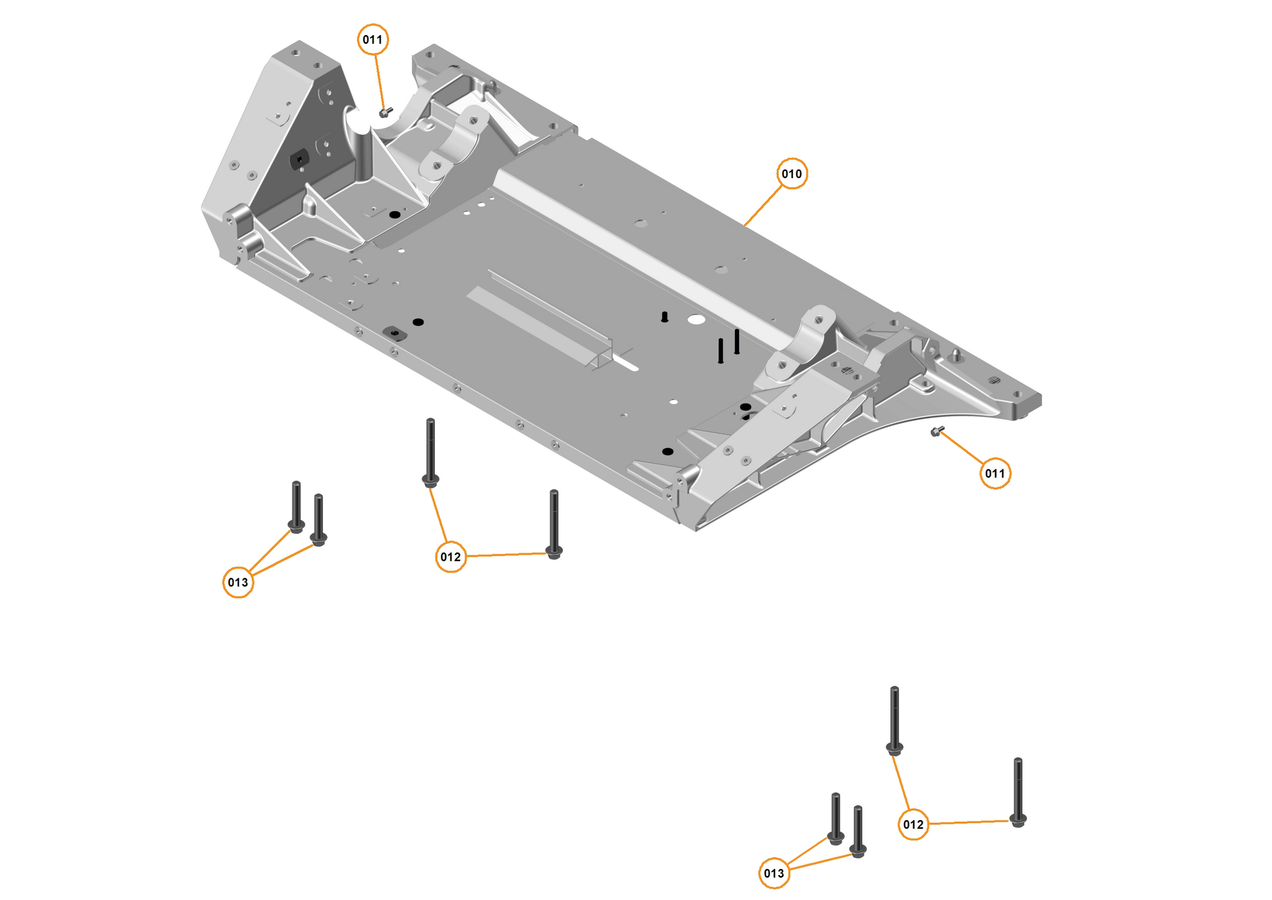 1 - FRONT STRUCTURES - 1.2 - FRONT SUBFRAME of McLaren McLaren Ultimate Series McLaren P1 Coupe