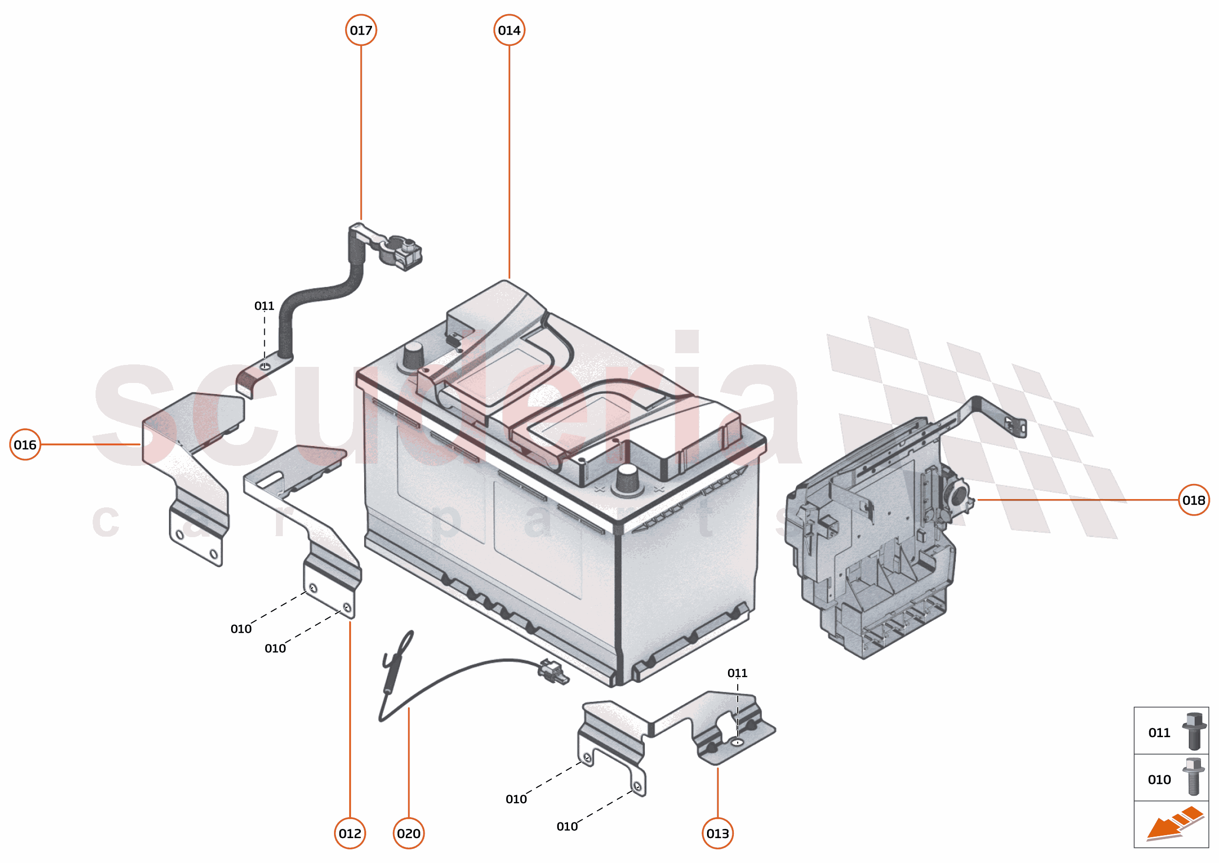 45 - ELECTRICAL HARDWARE - 45.1 - BATTERY of McLaren McLaren McLaren 600LT Spider