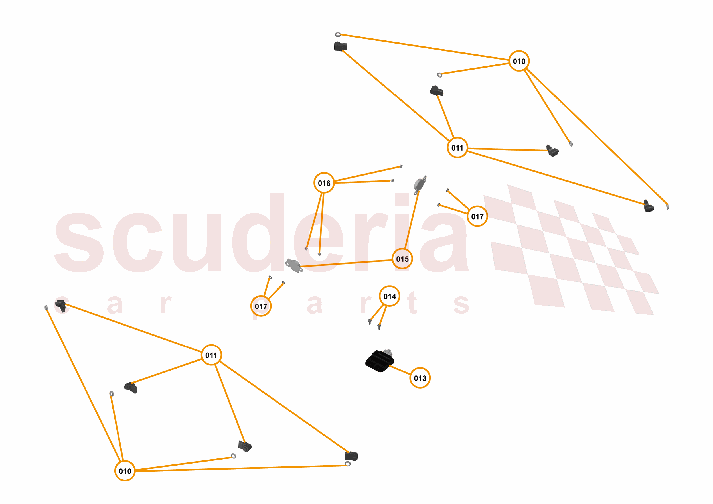 46 - ELECTRICAL SYSTEMS - 46.9 - PARKING ASSISTANCE SYSTEM of McLaren McLaren McLaren 720S Coupe