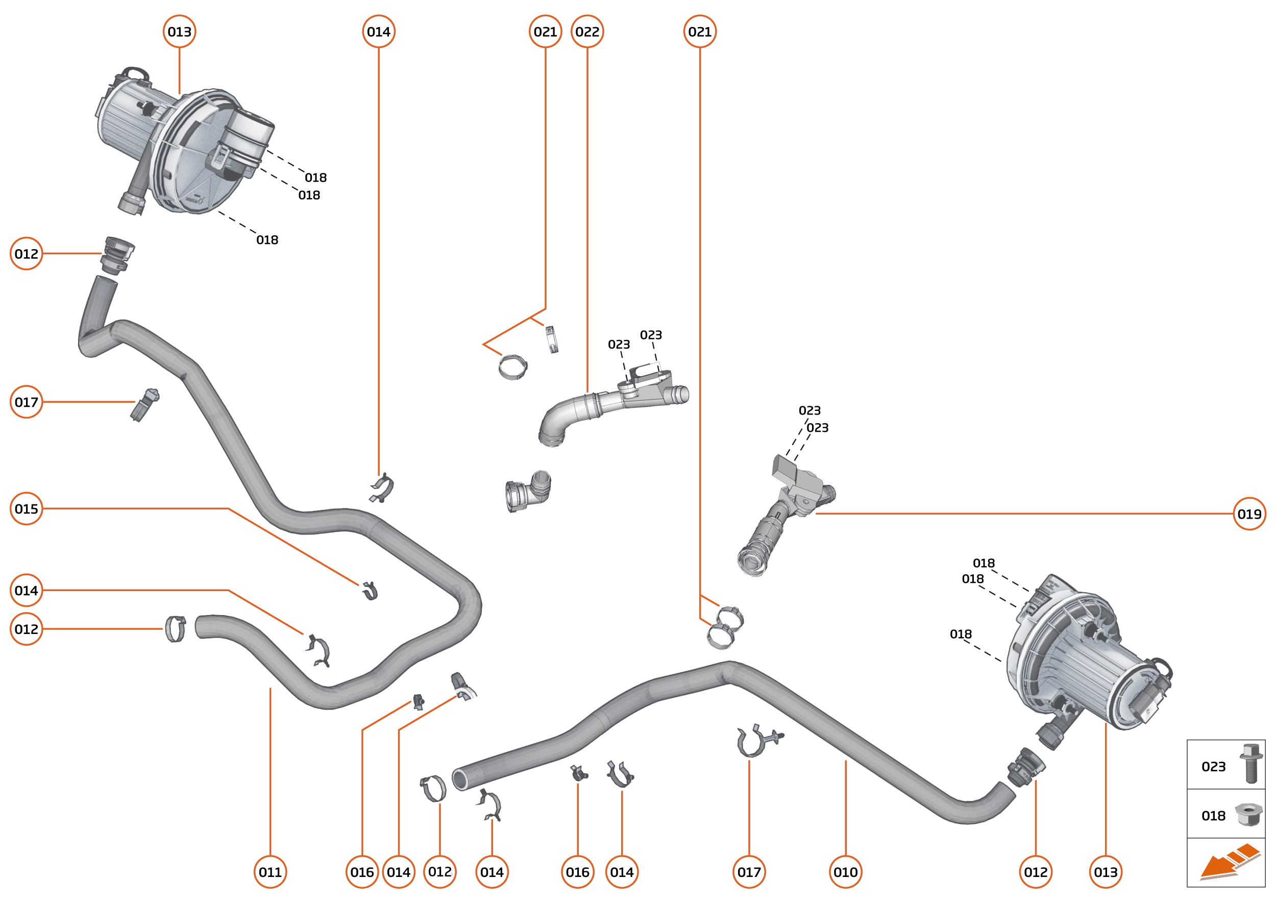 28 - EMISSIONS SYSTEM - 28.1 - SECONDARY AIR INJECTION SYSTEM of McLaren McLaren Ultimate Series McLaren Elva