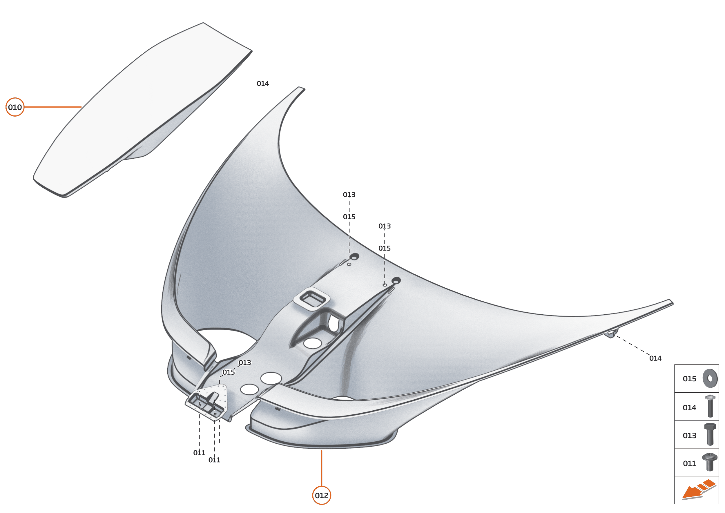 7 - CLOSURES - 7.1 - BONNET STRUCTURE of McLaren McLaren Ultimate Series McLaren Senna