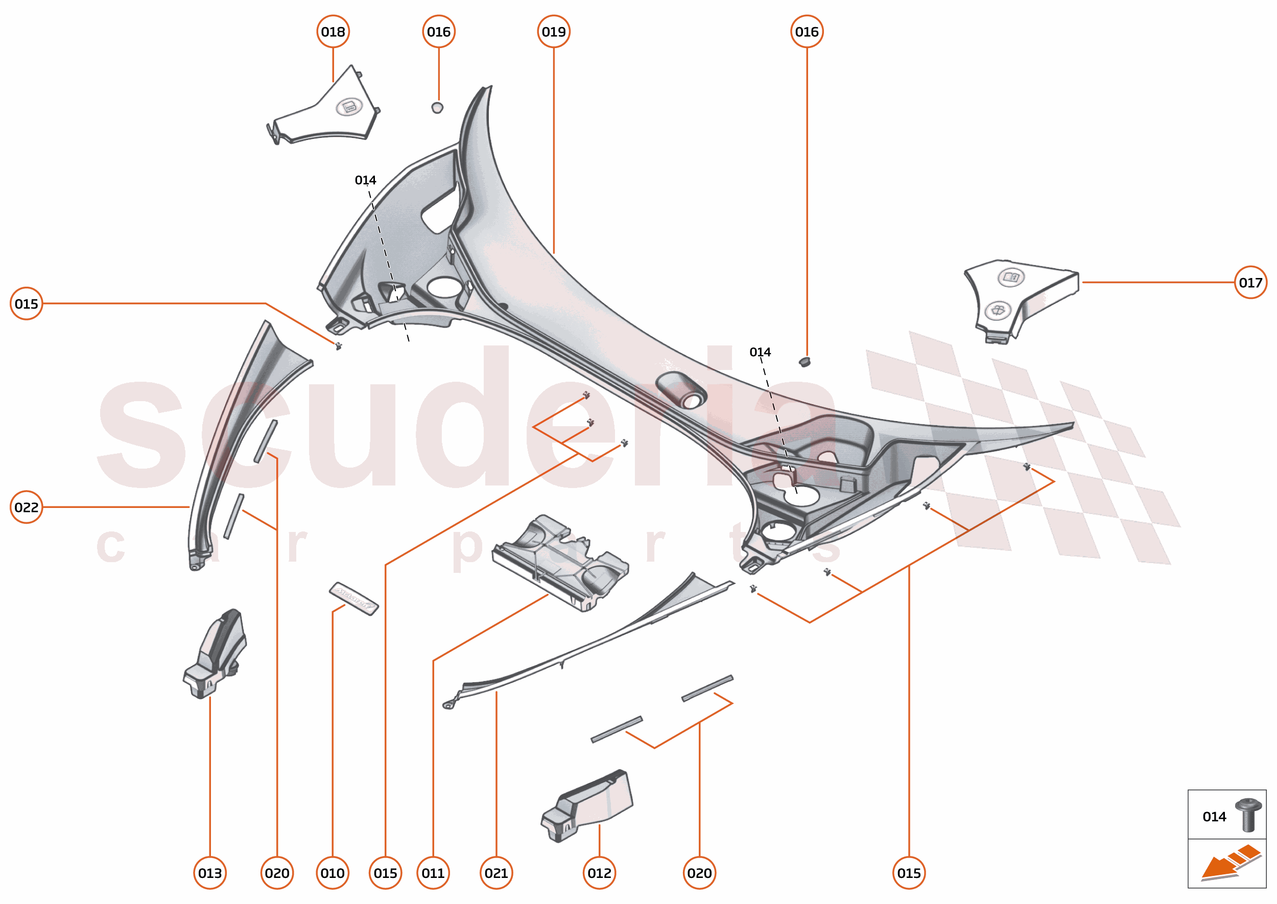 8 - EXTERIOR ORNAMENTATION - 8.2 - FRONT TRIM of McLaren McLaren McLaren 620R